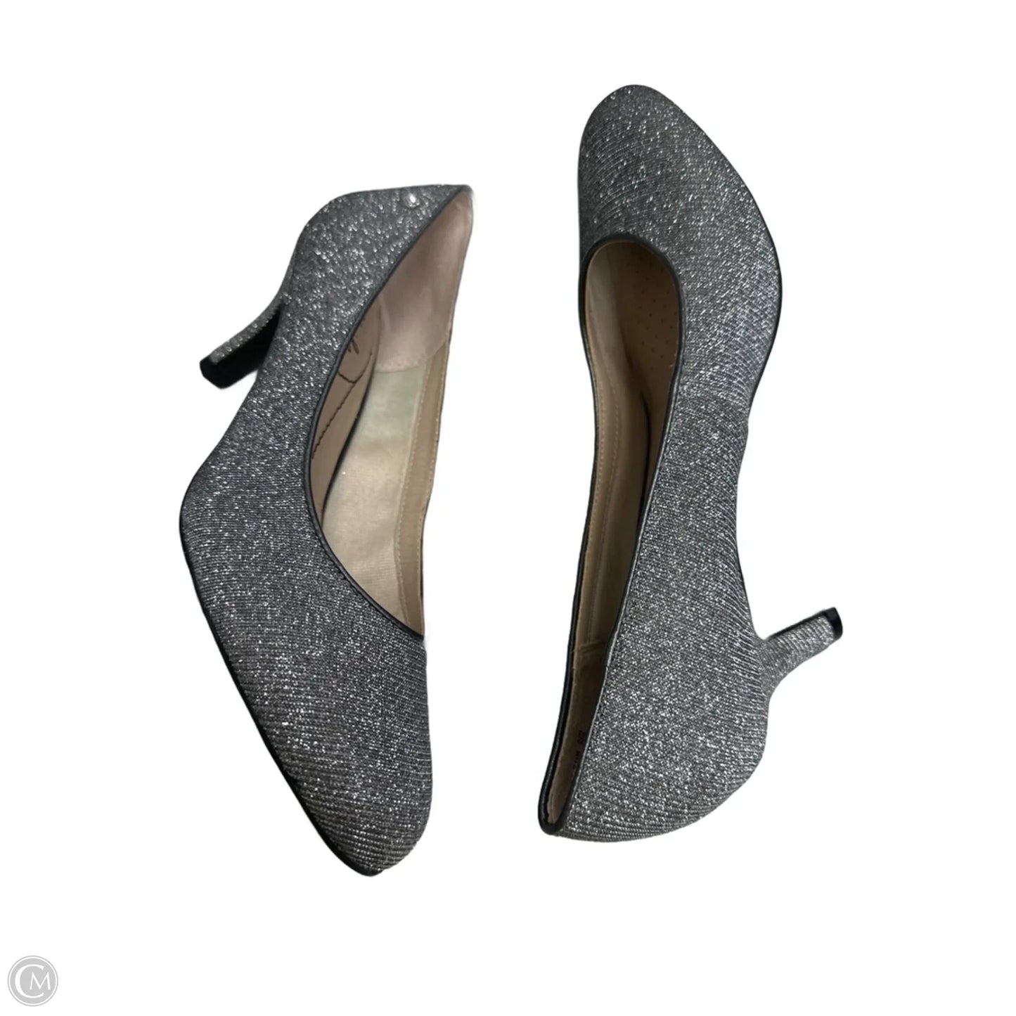 Shoes Heels Stiletto By Life Stride In Silver, Size: 7