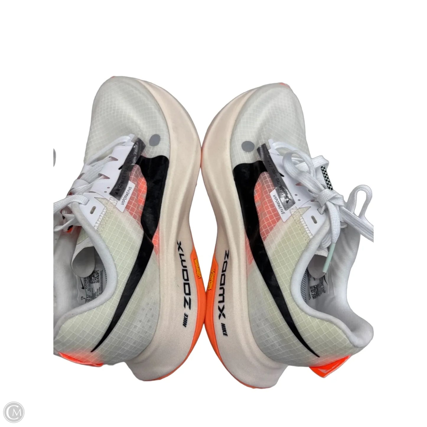 Shoes Athletic By Nike In Cream & Orange, Size: 7