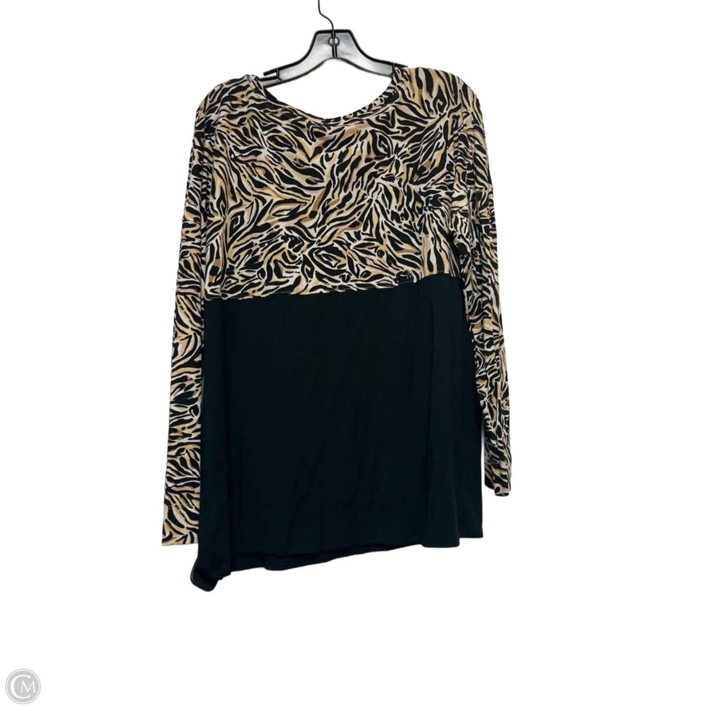 Top Long Sleeve Designer By Lilly Pulitzer In Animal Print, Size: Xl