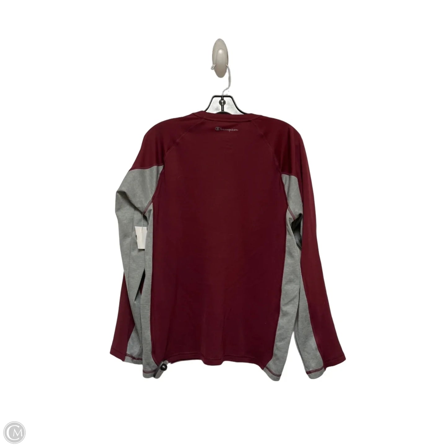 Top Long Sleeve By Disney In Grey & Purple, Size: M