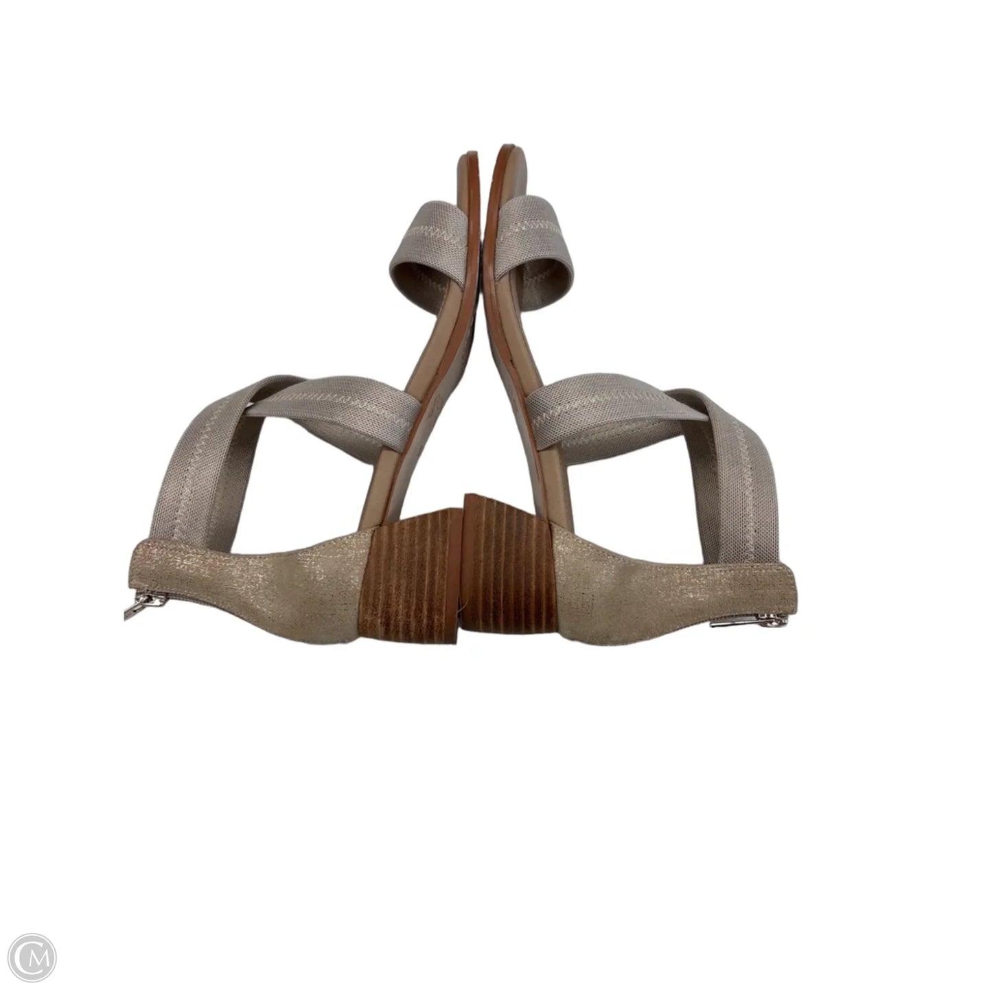 Sandals Heels Block By Donald Pliner In Tan, Size: 8