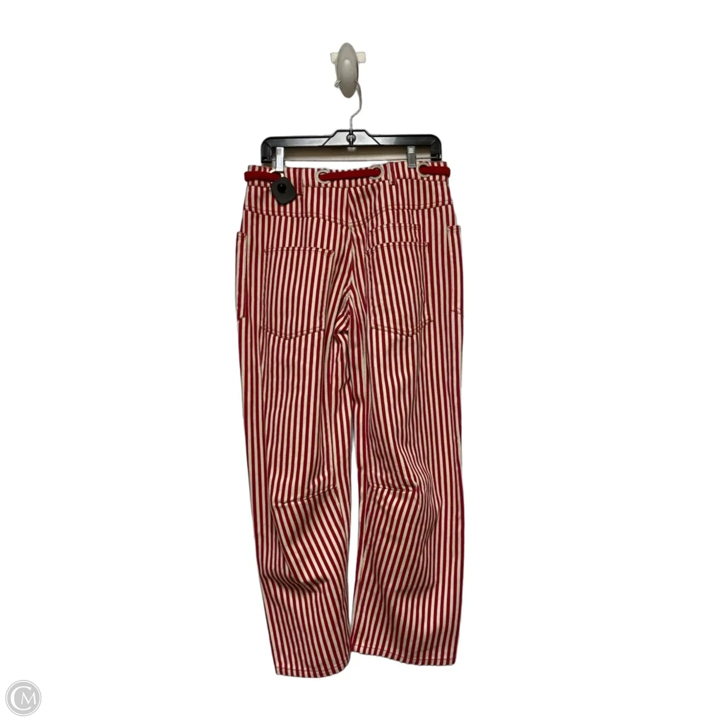 Jeans Wide Leg By Clothes Mentor In Striped Pattern, Size: 4