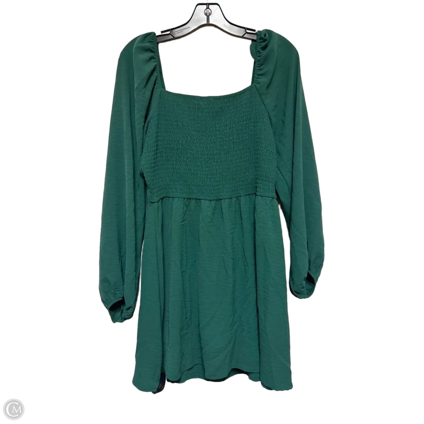 Dress Casual Short By Hespera In Green, Size: Xl