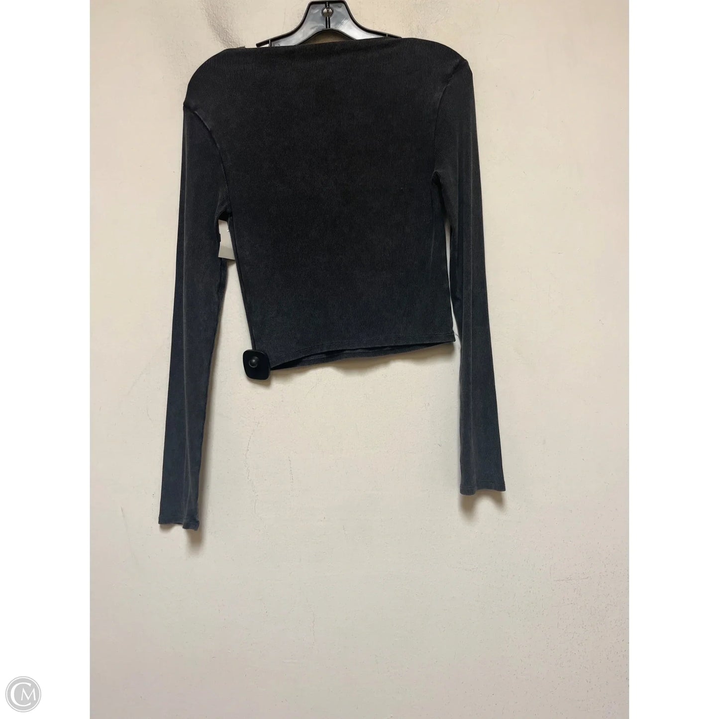 Top Long Sleeve Basic By Wild Fable In Grey, Size: Xs