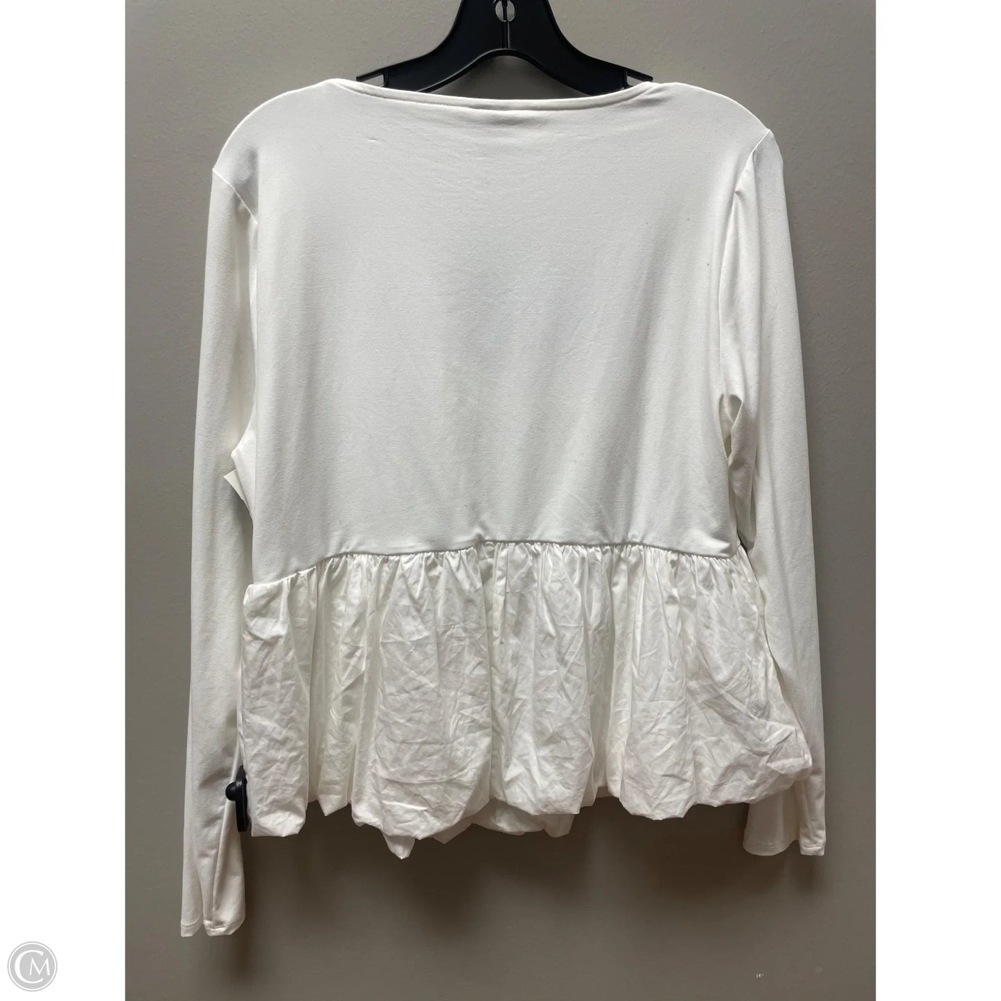 Top Long Sleeve By Wild Fable In White, Size: Xxl