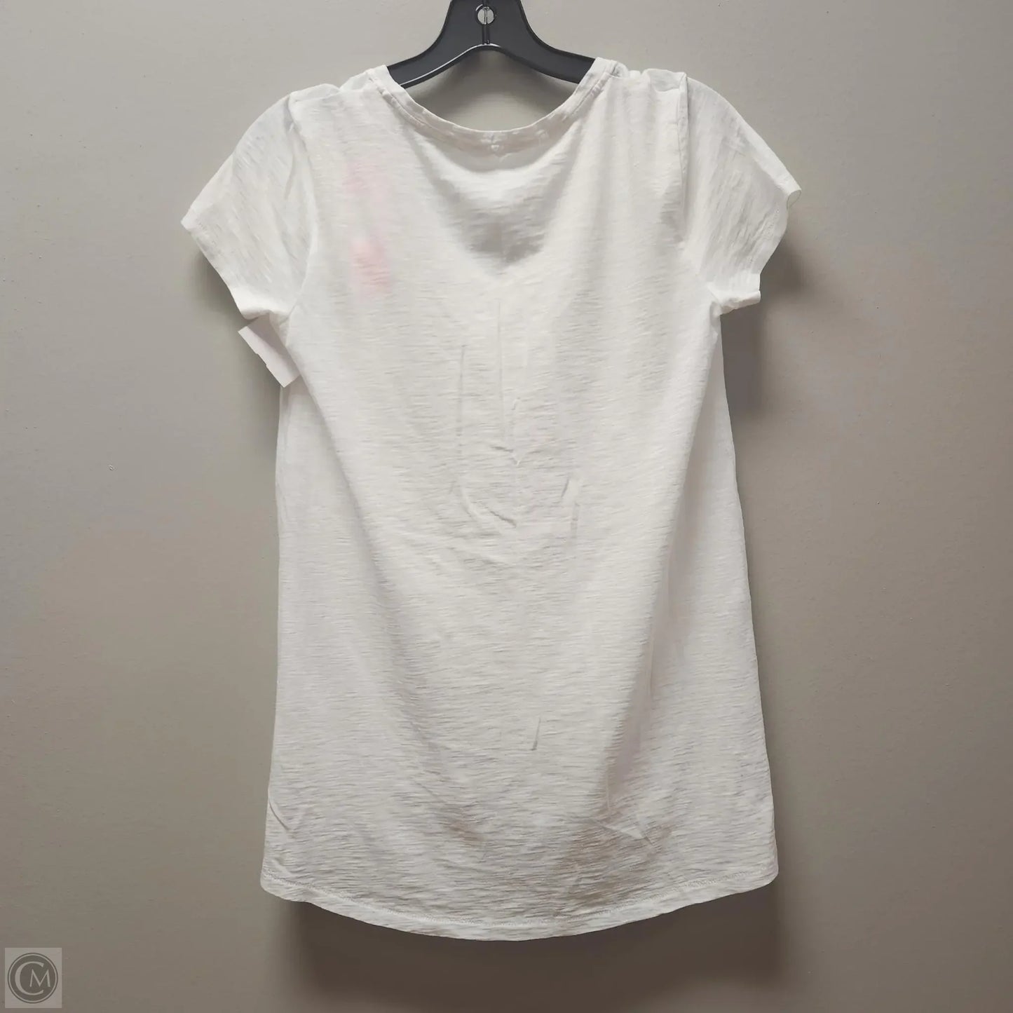 Top Short Sleeve Designer By Lilly Pulitzer In White, Size: Xs