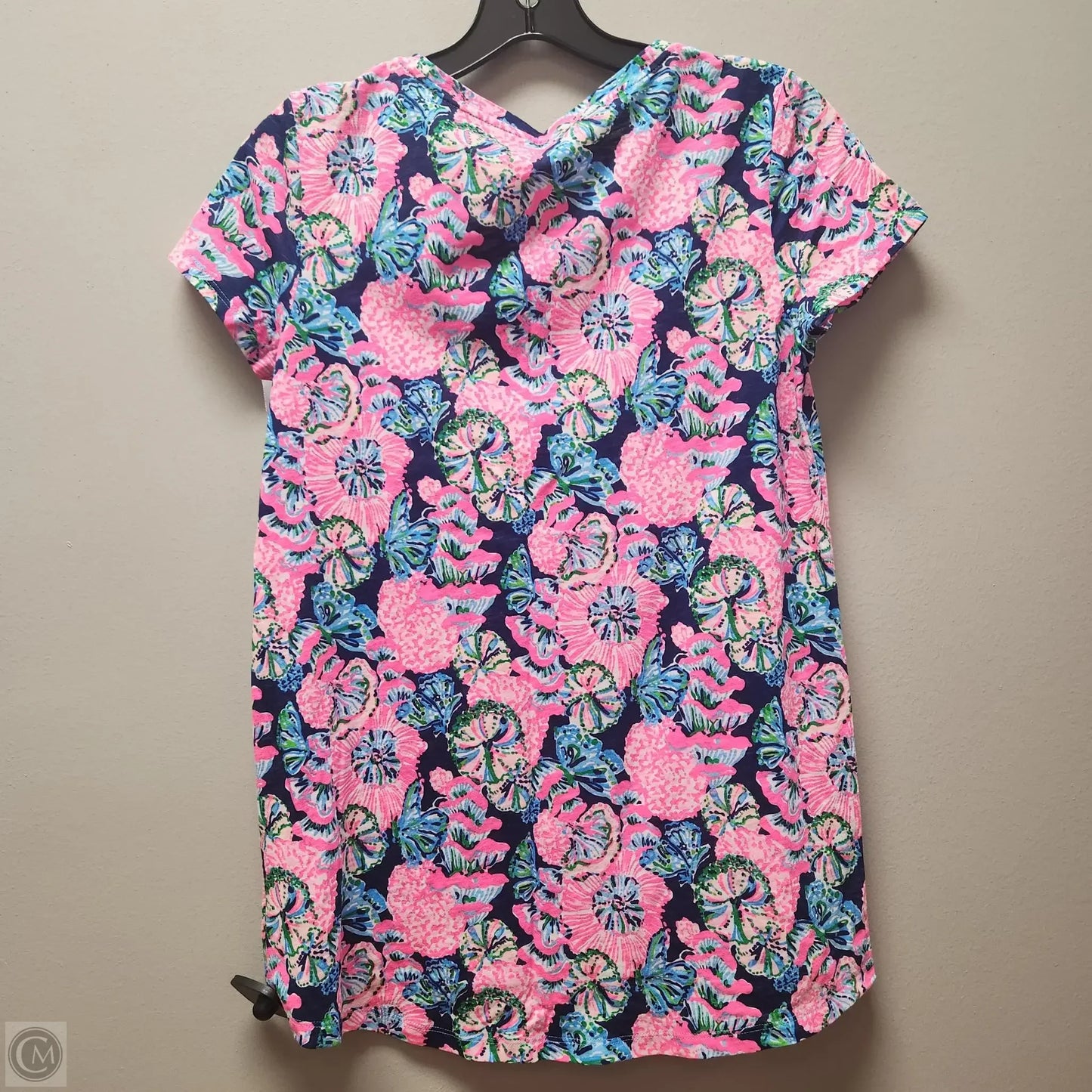 Top Short Sleeve Designer By Lilly Pulitzer In Pink, Size: Xs