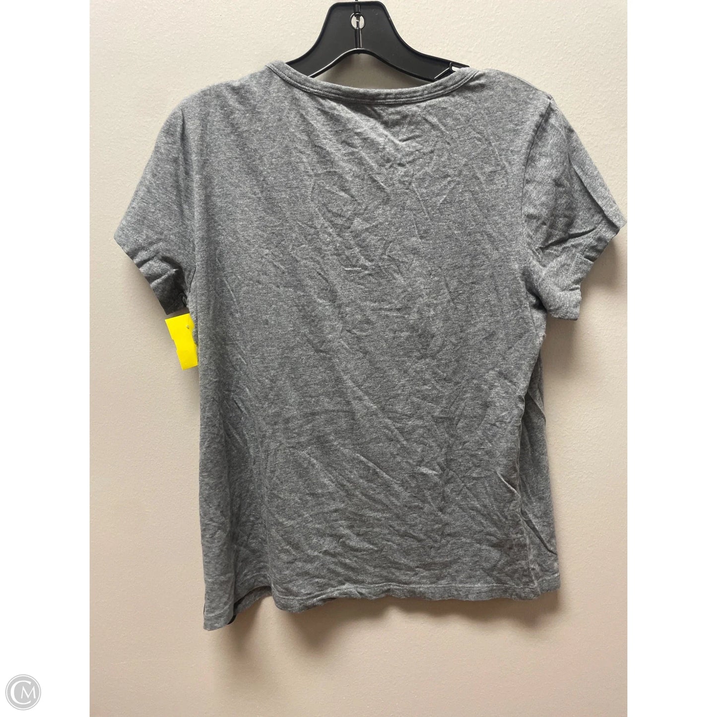 Top Short Sleeve Basic By Crown And Ivy In Grey & Red, Size: M