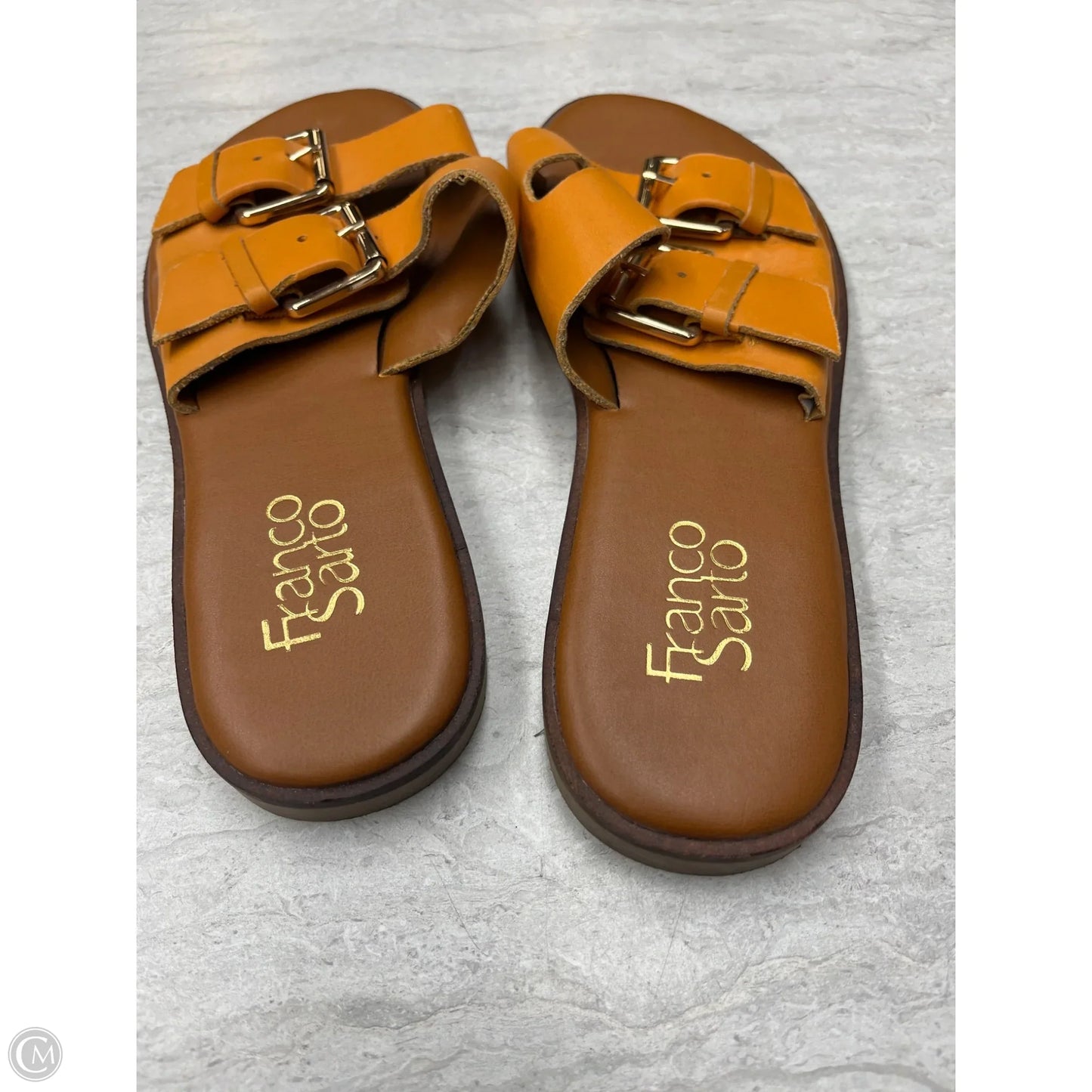 Sandals Flats By Franco Sarto In Yellow, Size: 8.5