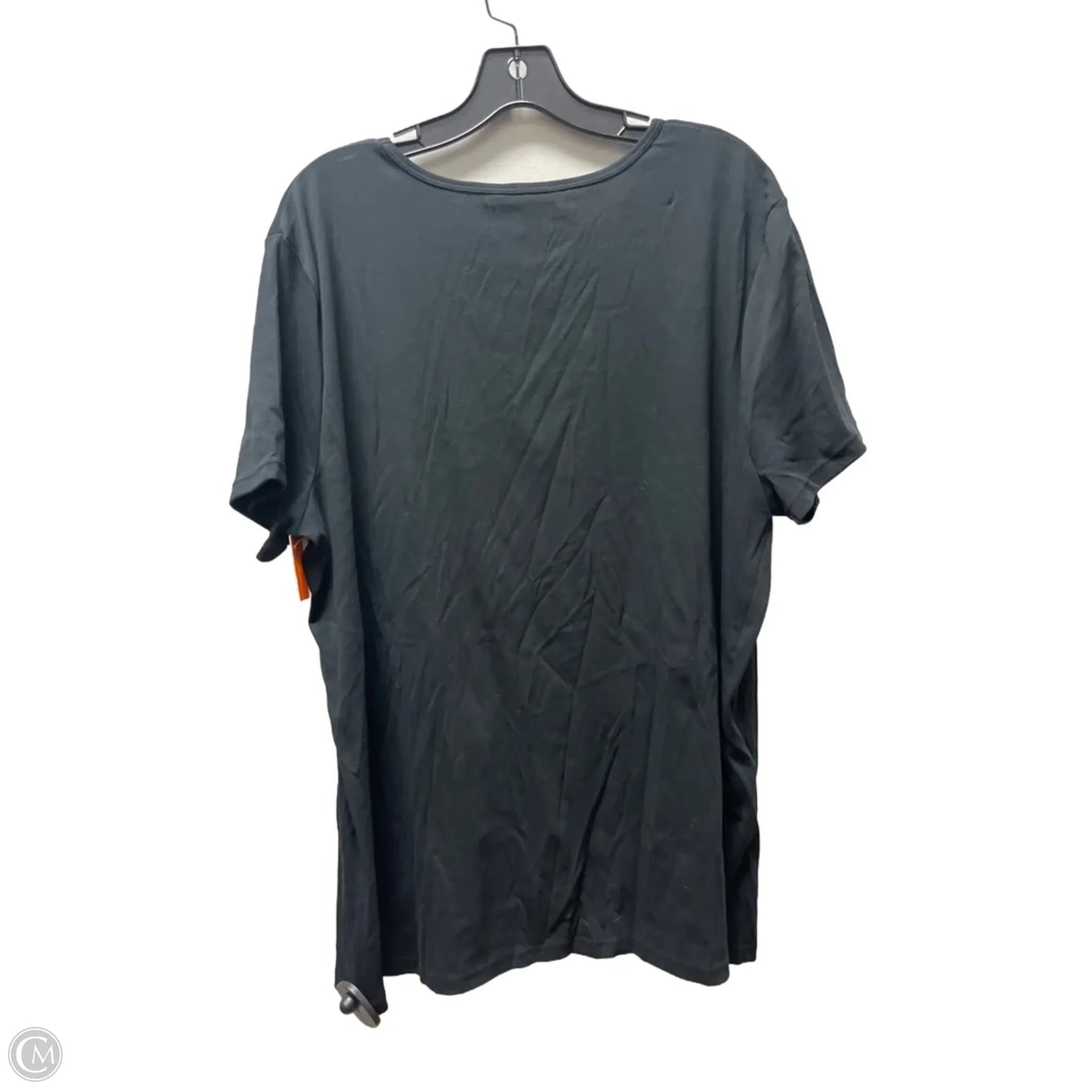 Top Short Sleeve Basic By Lauren By Ralph Lauren In Black, Size: 3x