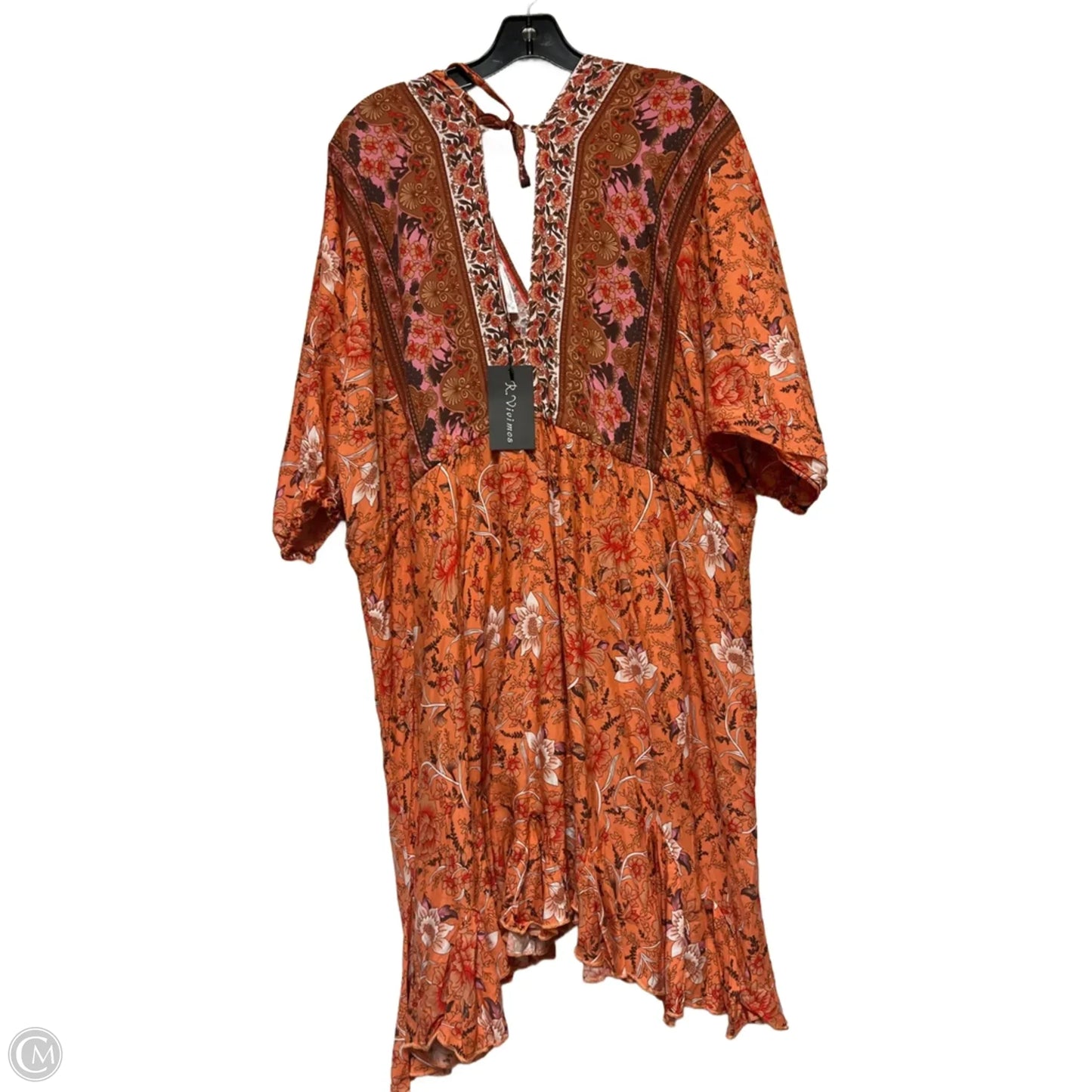 Dress Casual Short By Clothes Mentor In Orange, Size: L