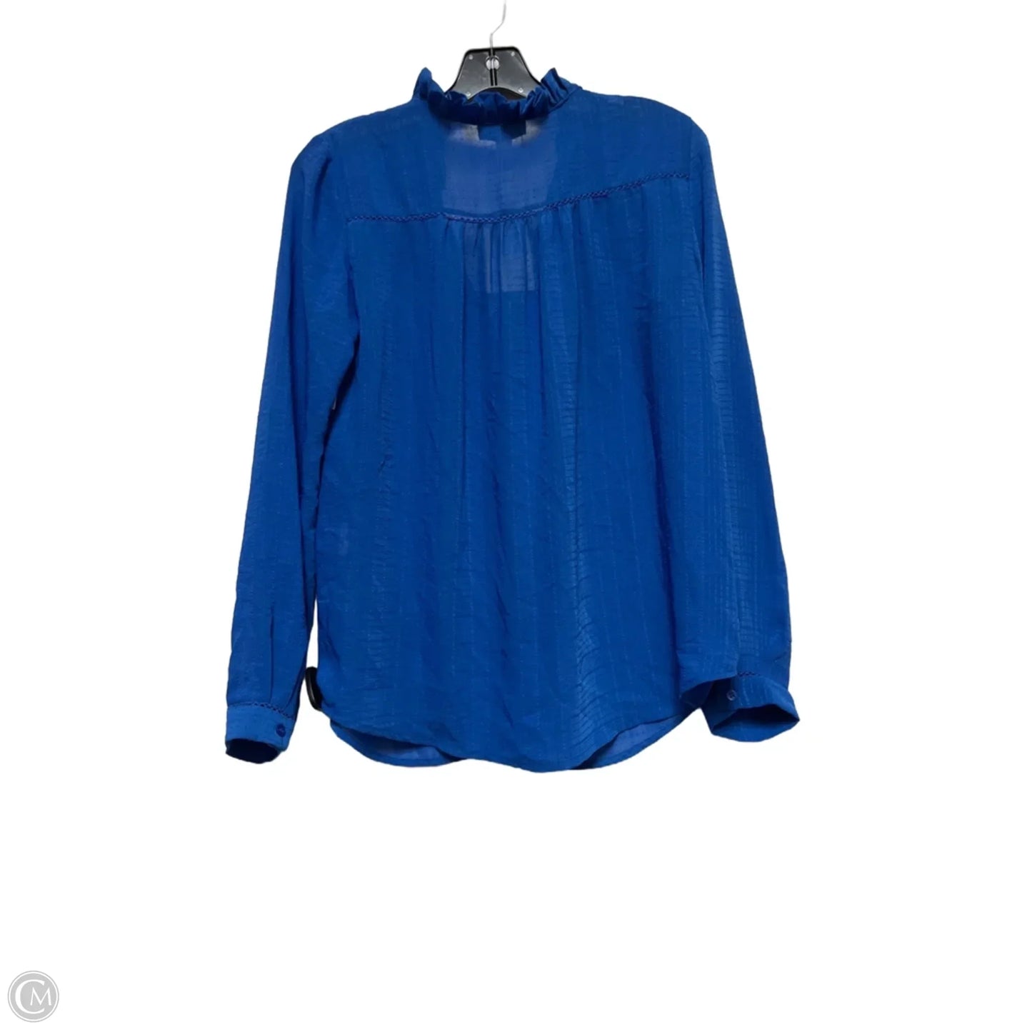 Top Long Sleeve By Clothes Mentor In Blue, Size: S