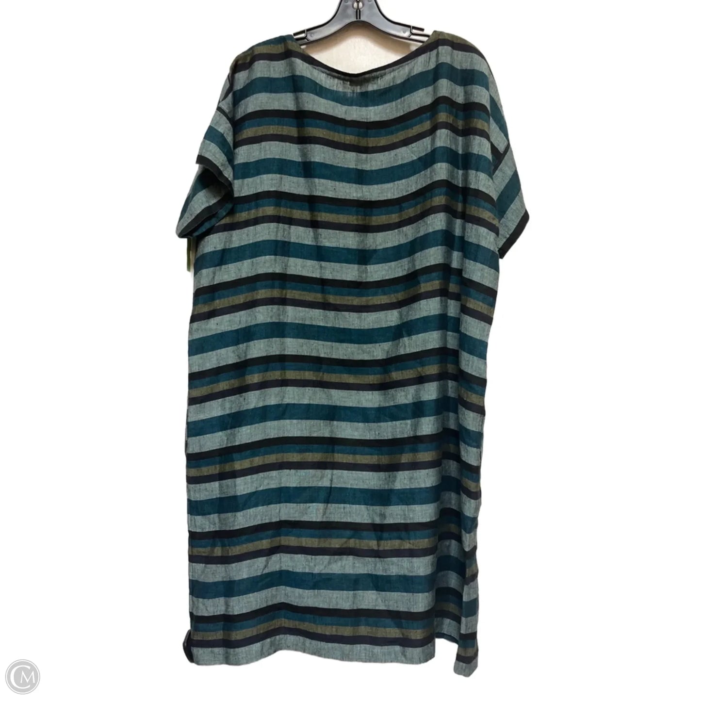 Dress Casual Short By Eileen Fisher In Striped Pattern, Size: L