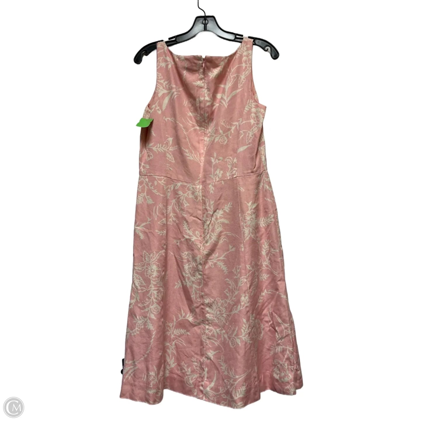 Dress Casual Midi By Ann Taylor In Pink, Size: M