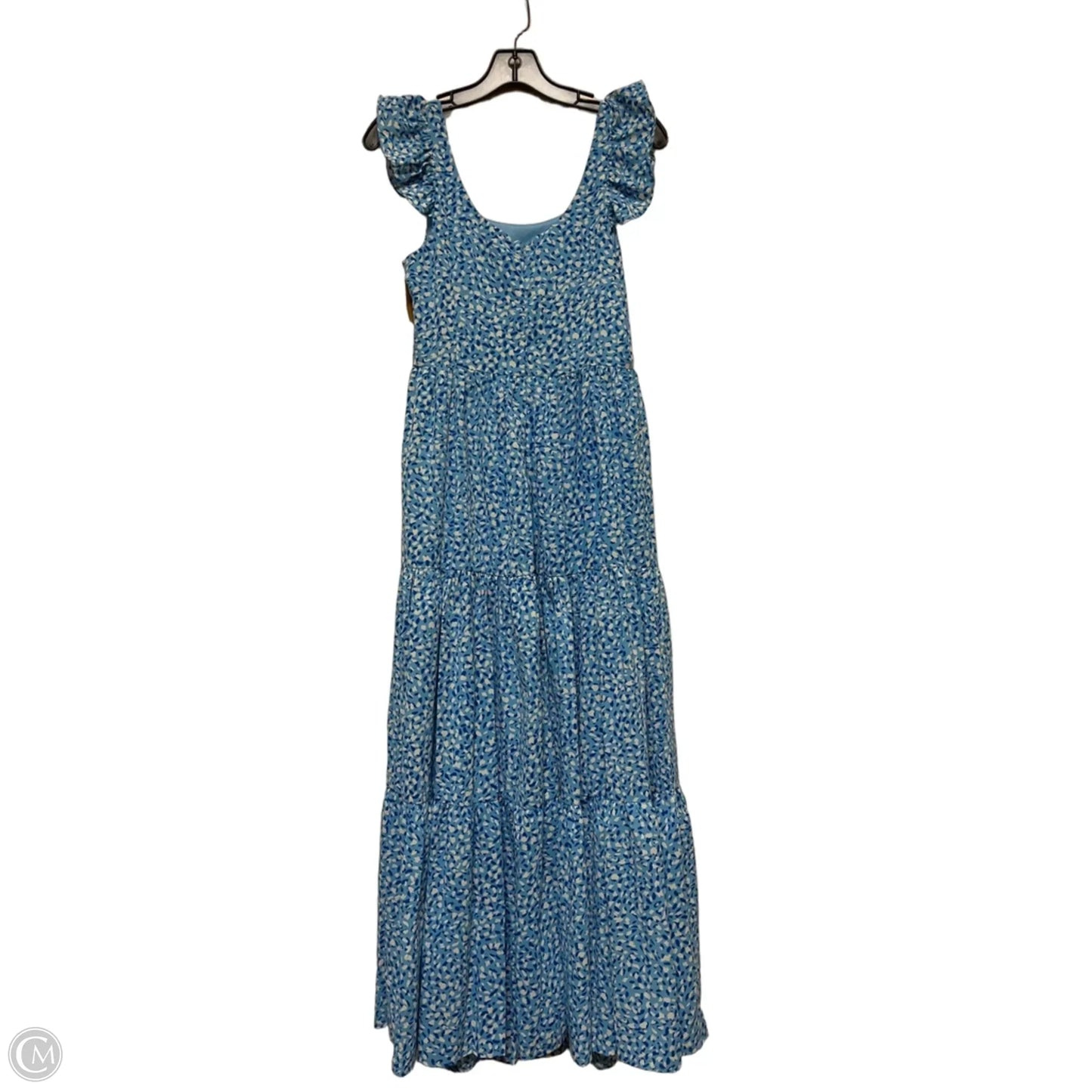 Dress Casual Maxi By She + Sky In Blue & White, Size: S