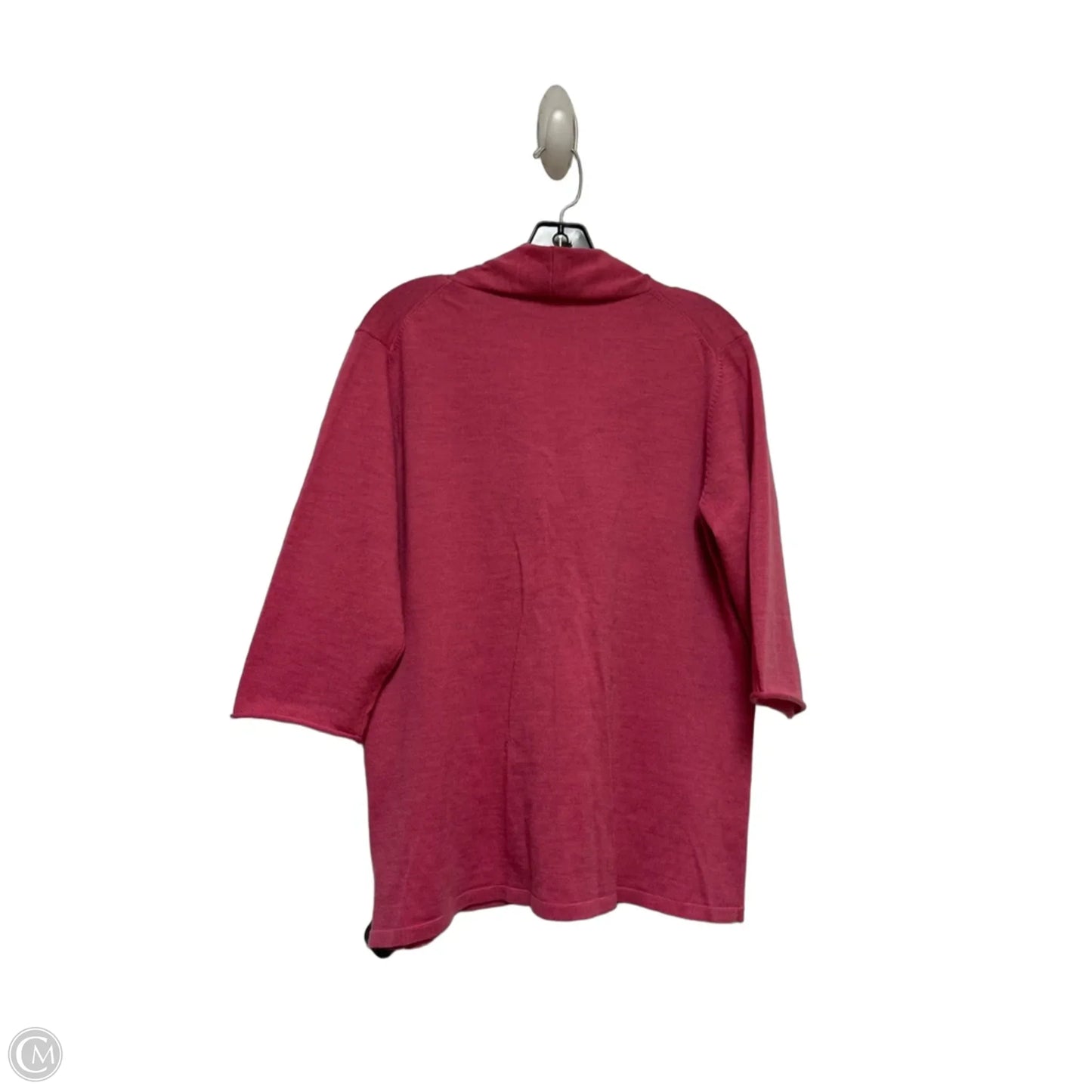 Top Short Sleeve By Eileen Fisher In Pink, Size: L