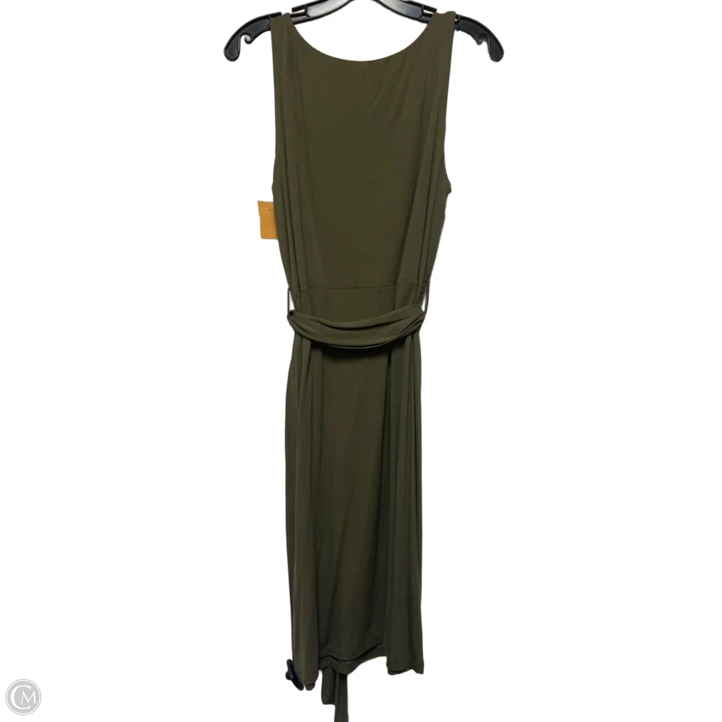 Dress Casual Short By Calvin Klein In Green, Size: M