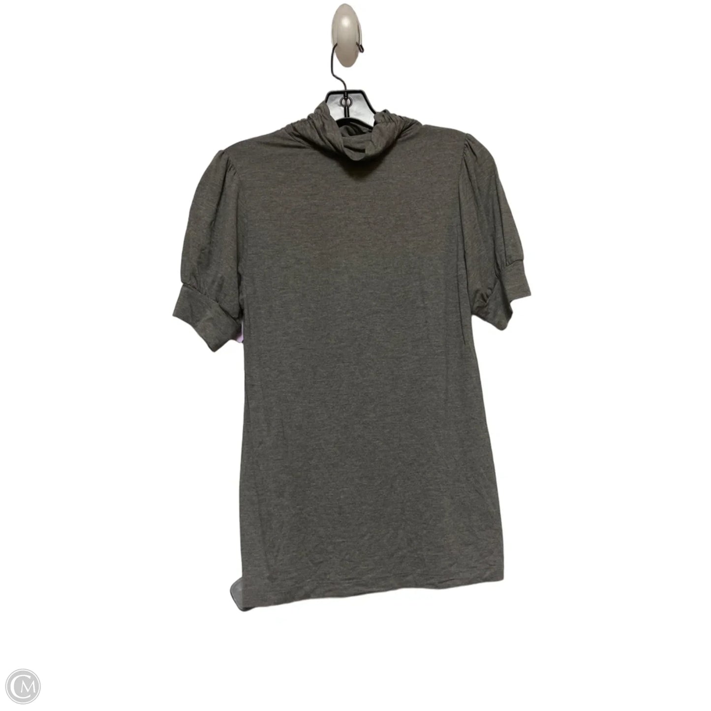 Top Short Sleeve Basic By Loft In Grey, Size: S