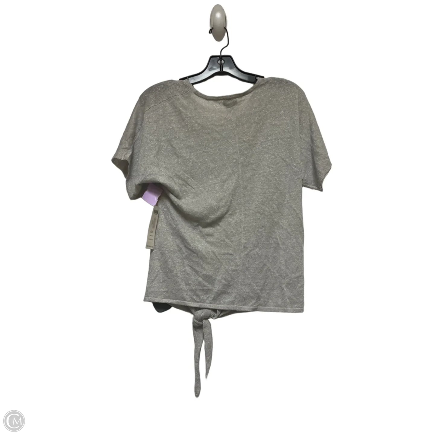 Top Short Sleeve By Chicos In Silver, Size: Xs