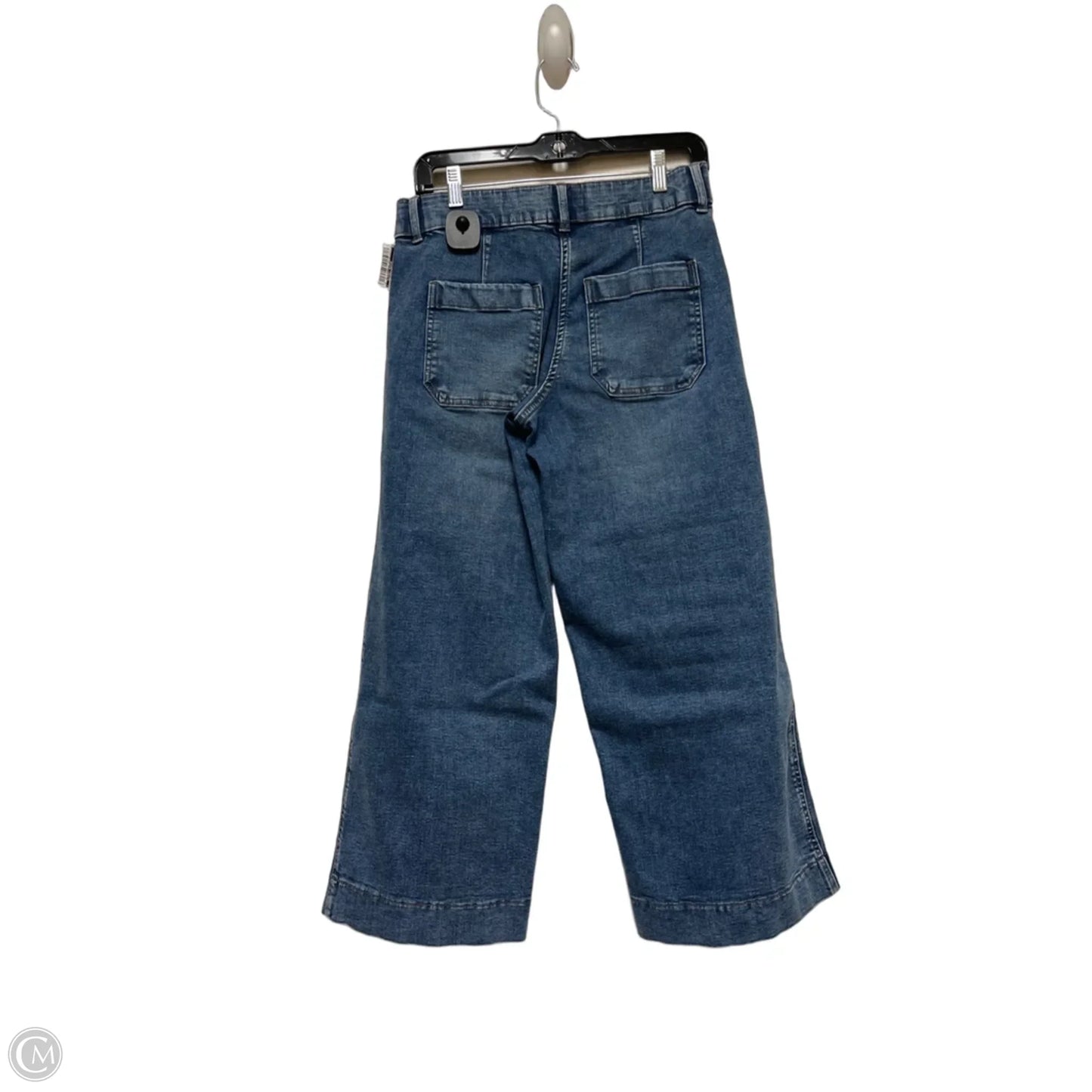 Jeans Cropped By Clothes Mentor In Blue Denim, Size: 4p