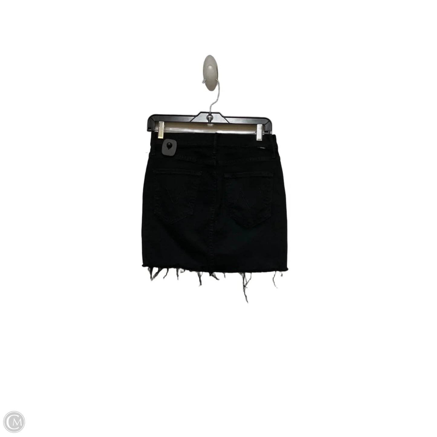 Skirt Mini & Short By Mother In Black Denim, Size: 6