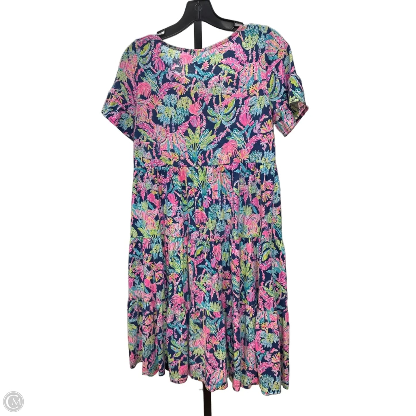 Dress Designer By Lilly Pulitzer In Tropical Print, Size: Xs