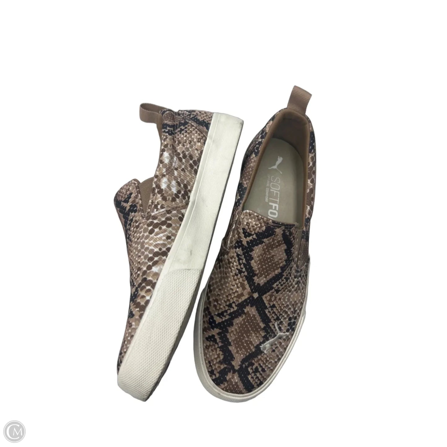 Shoes Flats By Puma In Snakeskin Print, Size: 7