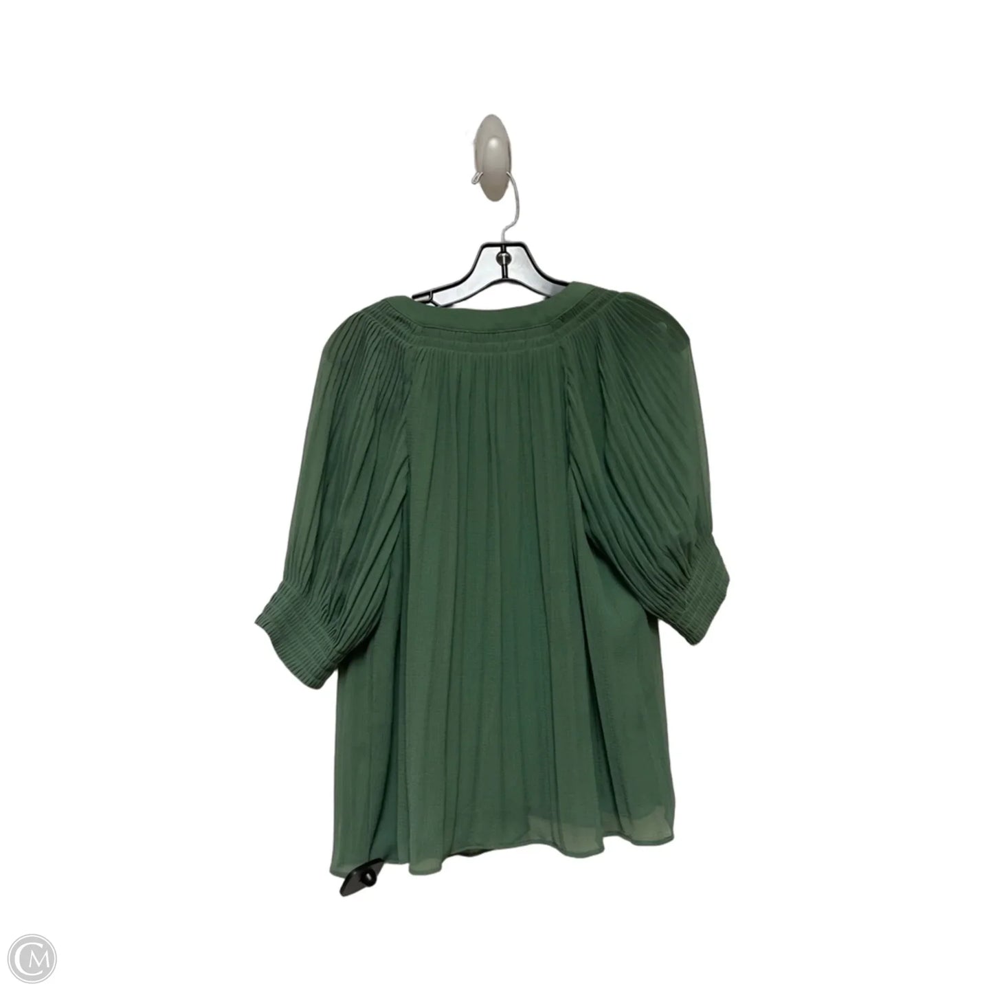 Top Short Sleeve By Current Air In Green, Size: S