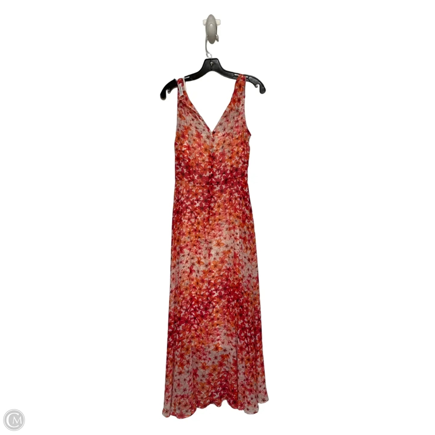 Dress Casual Maxi By Calvin Klein In Floral Print, Size: M