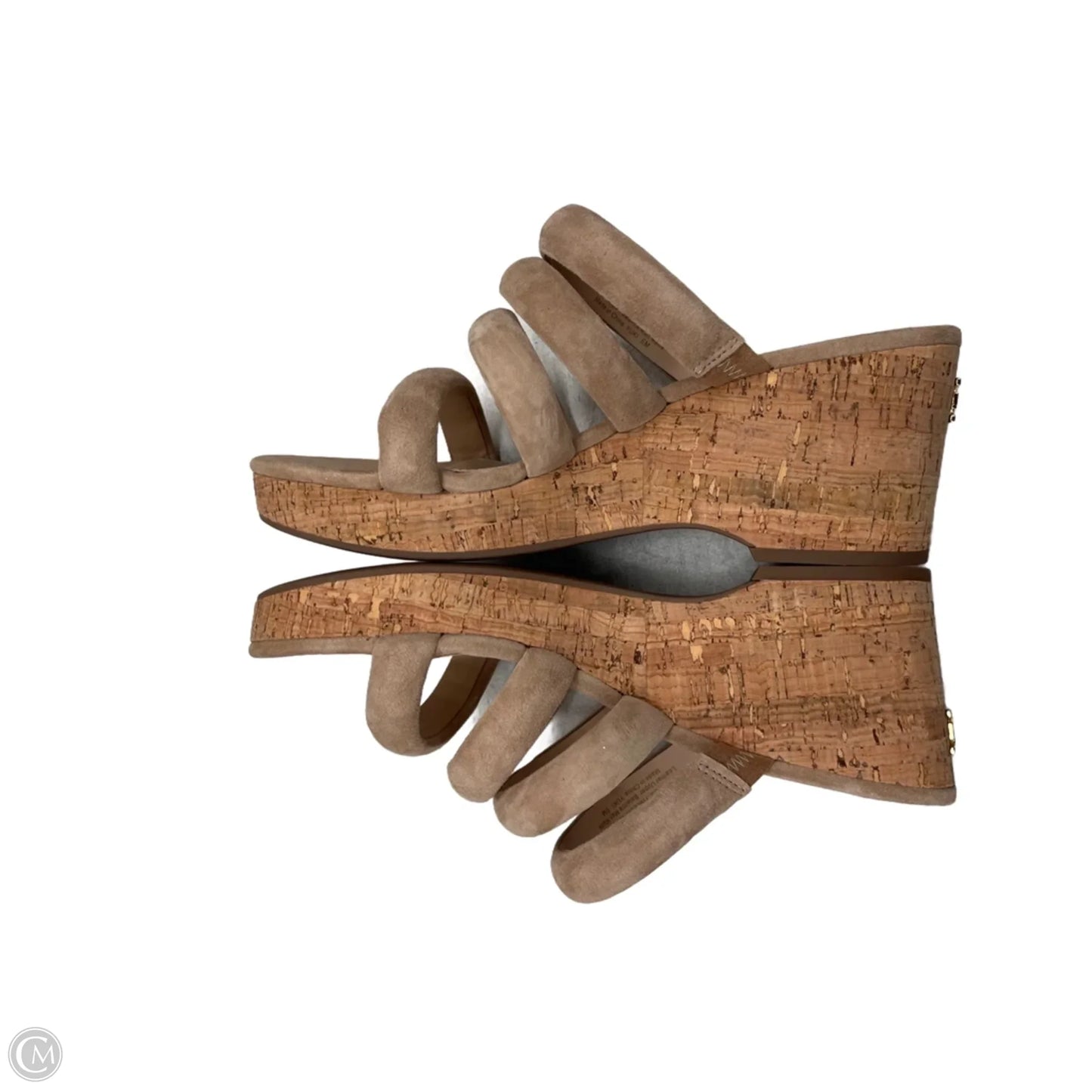 Sandals Heels Wedge By Sam Edelman In Tan, Size: 11