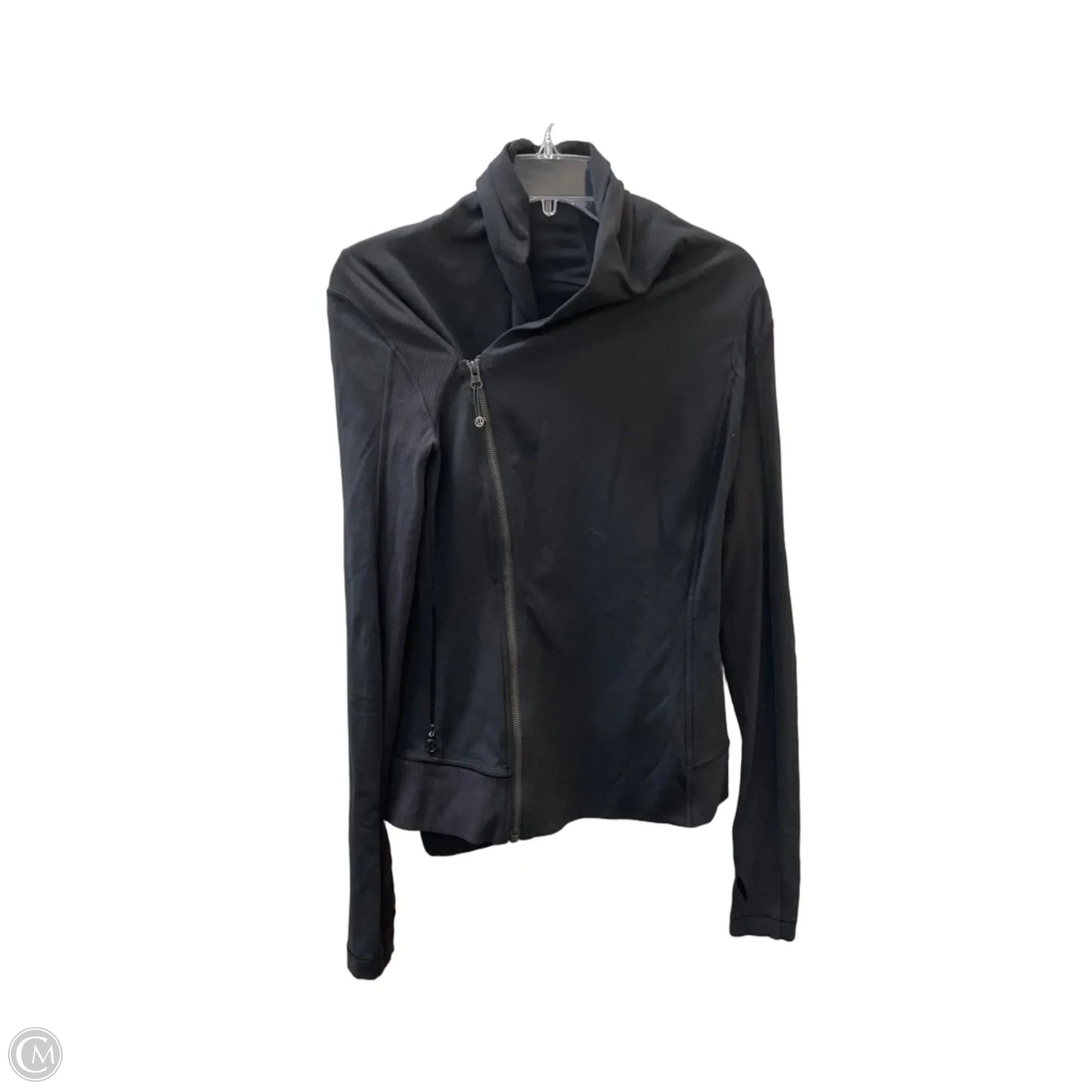 Athletic Jacket By Lululemon In Black, Size: S