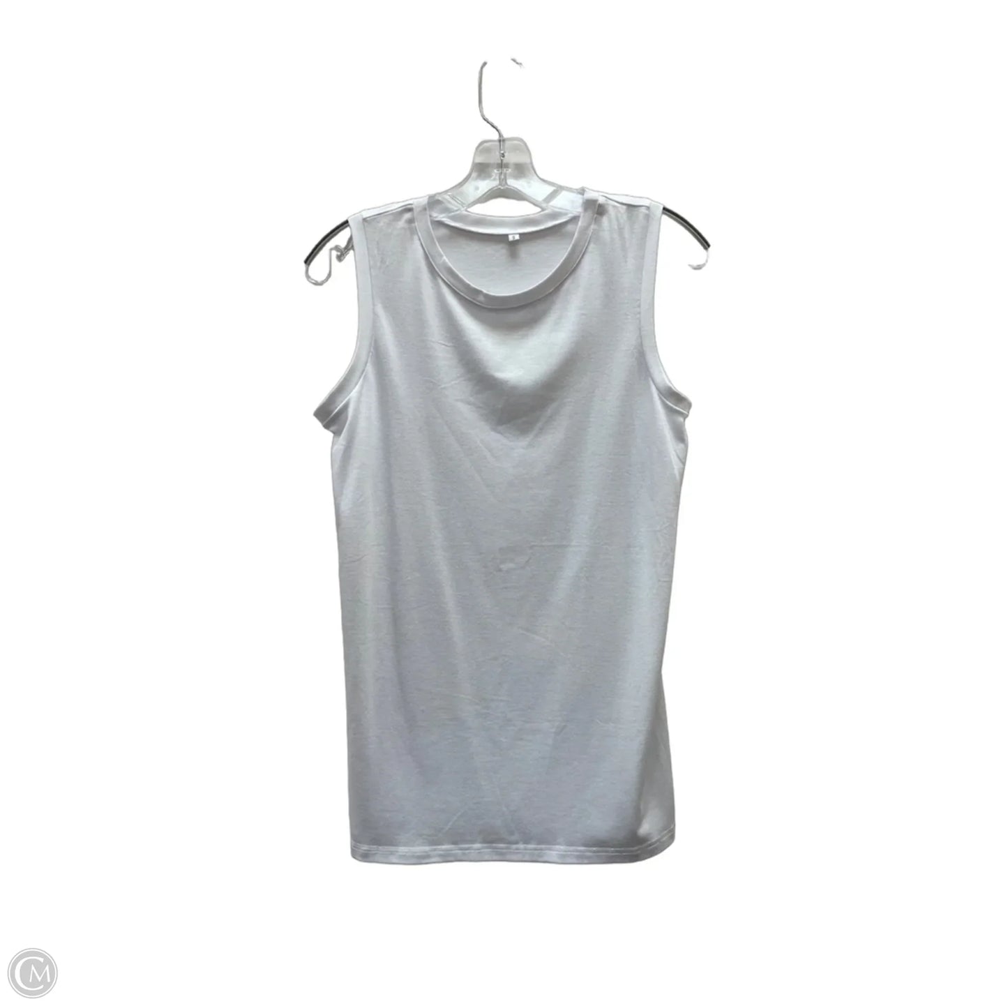 Tank Top By Cme In White, Size: S