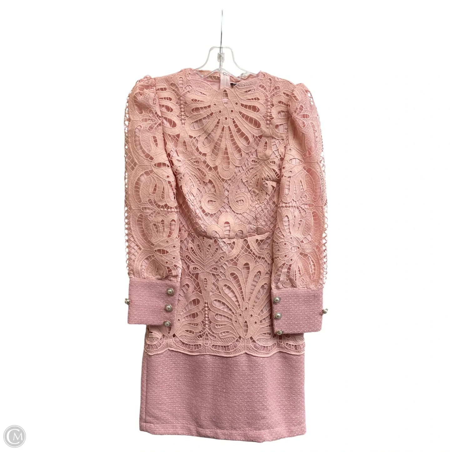 Dress Casual Midi By ANEWSTA In Pink, Size: S