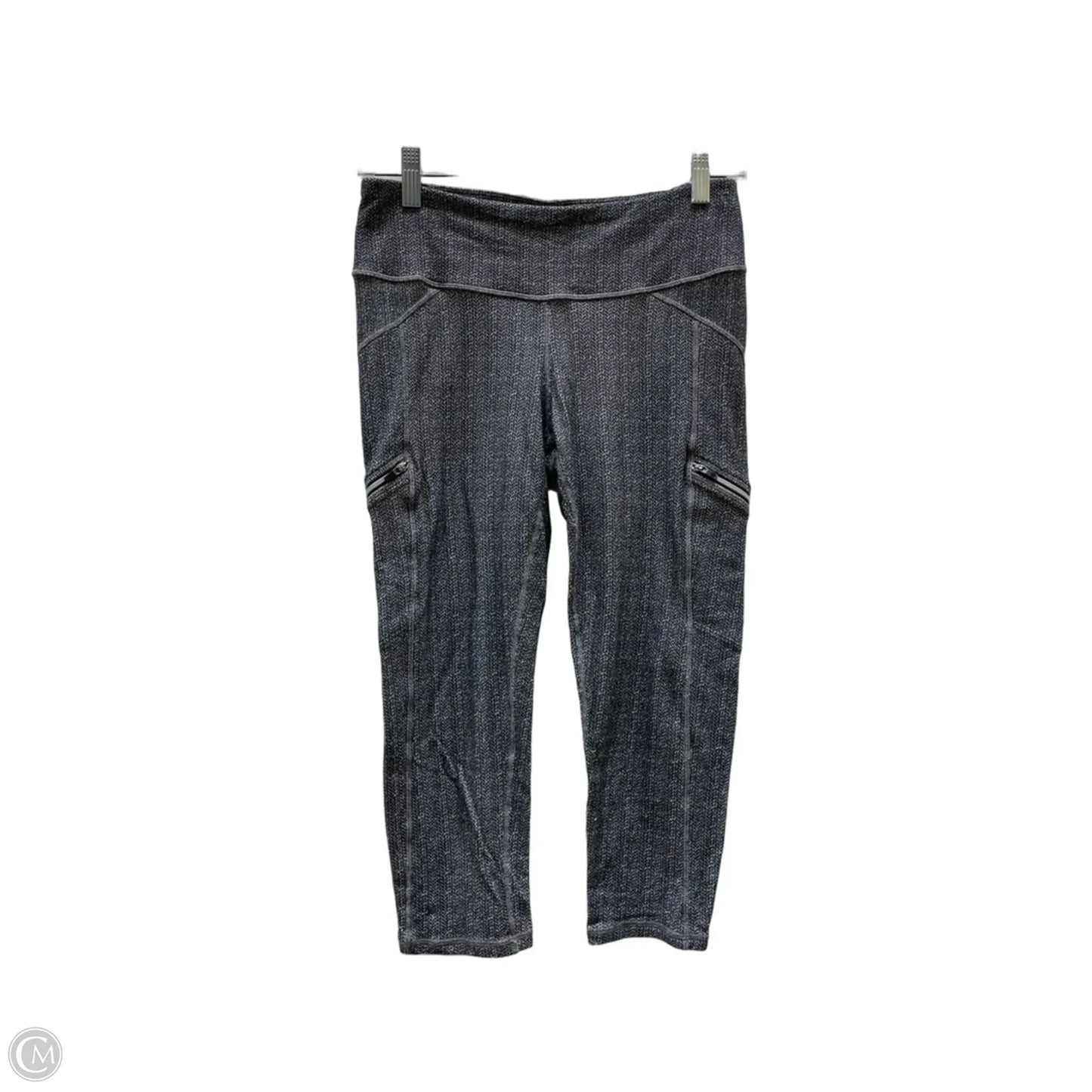 Athletic Leggings By Athleta In Grey, Size: M