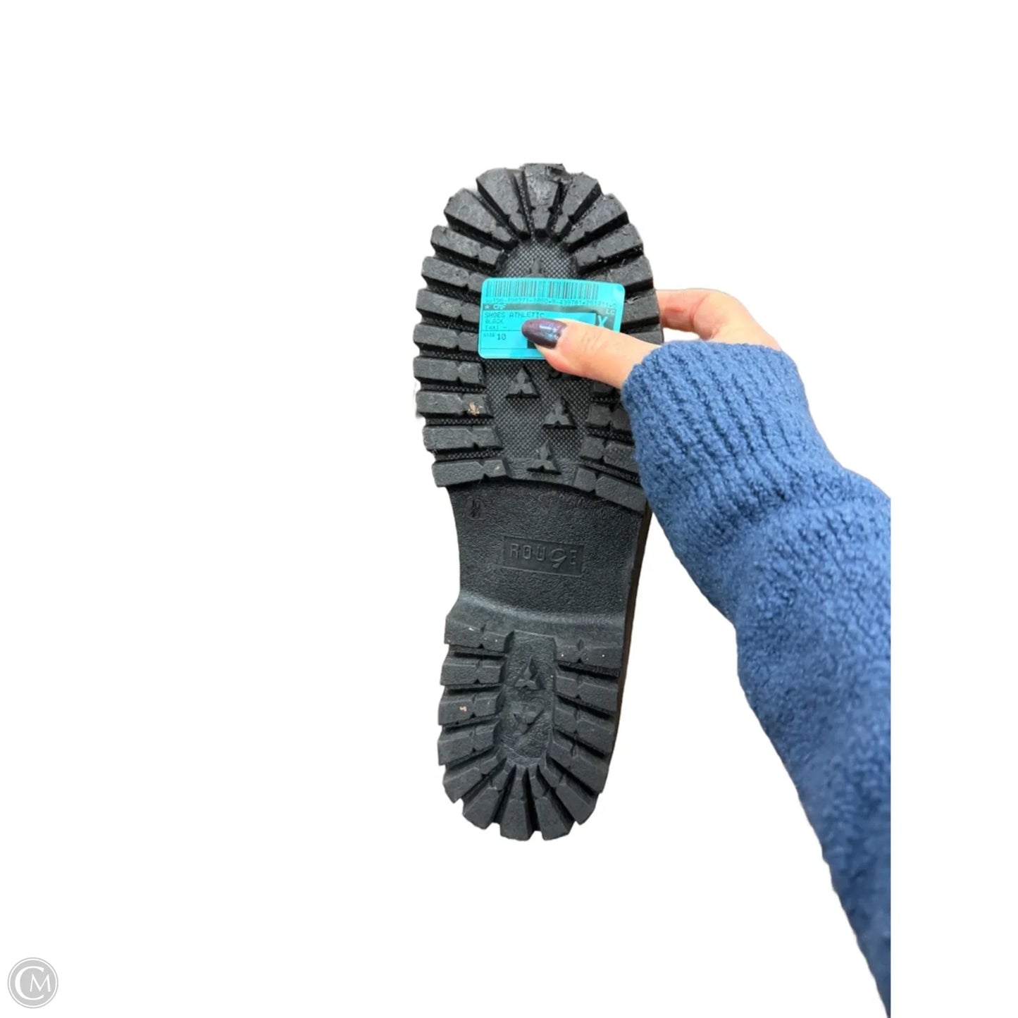 Boots Ankle Flats By Rouge In Black, Size: 10