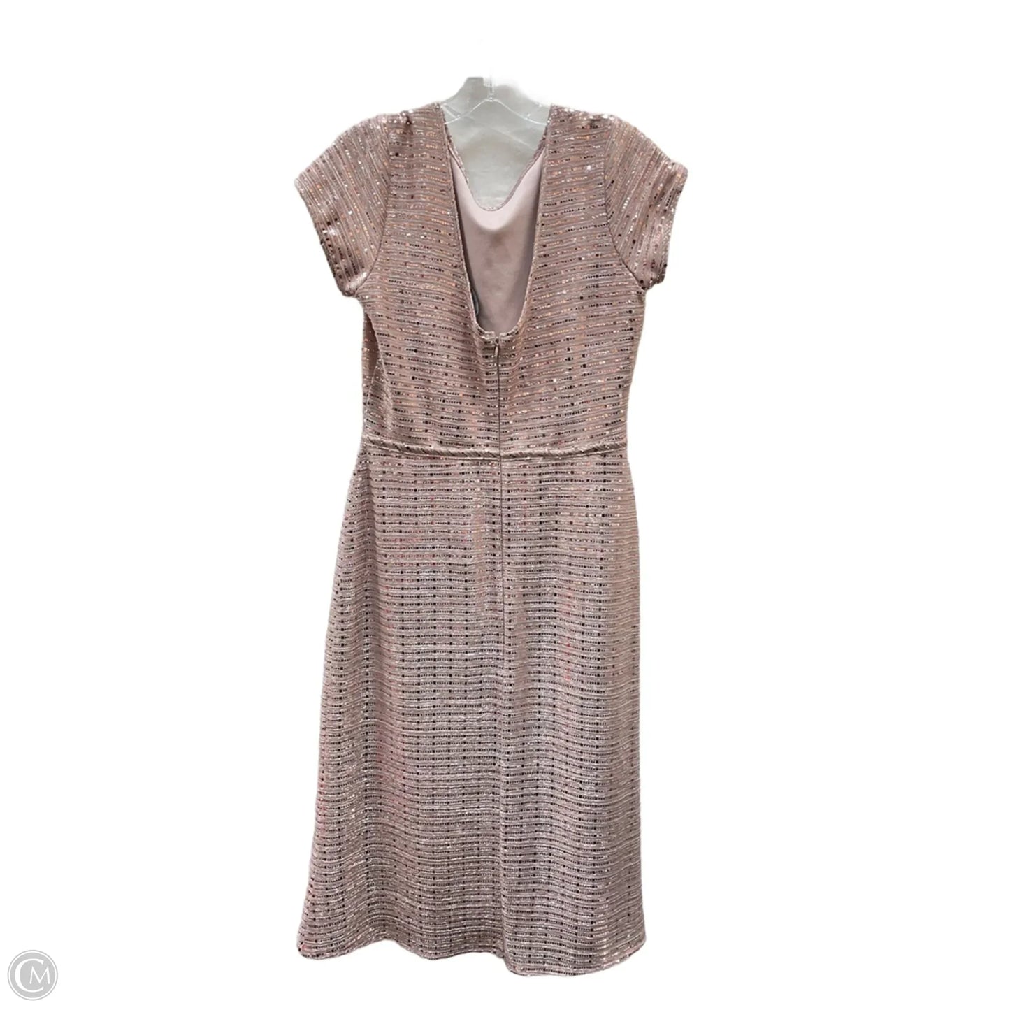 Dress Party Midi By Leslie Fay In Pink, Size: 8