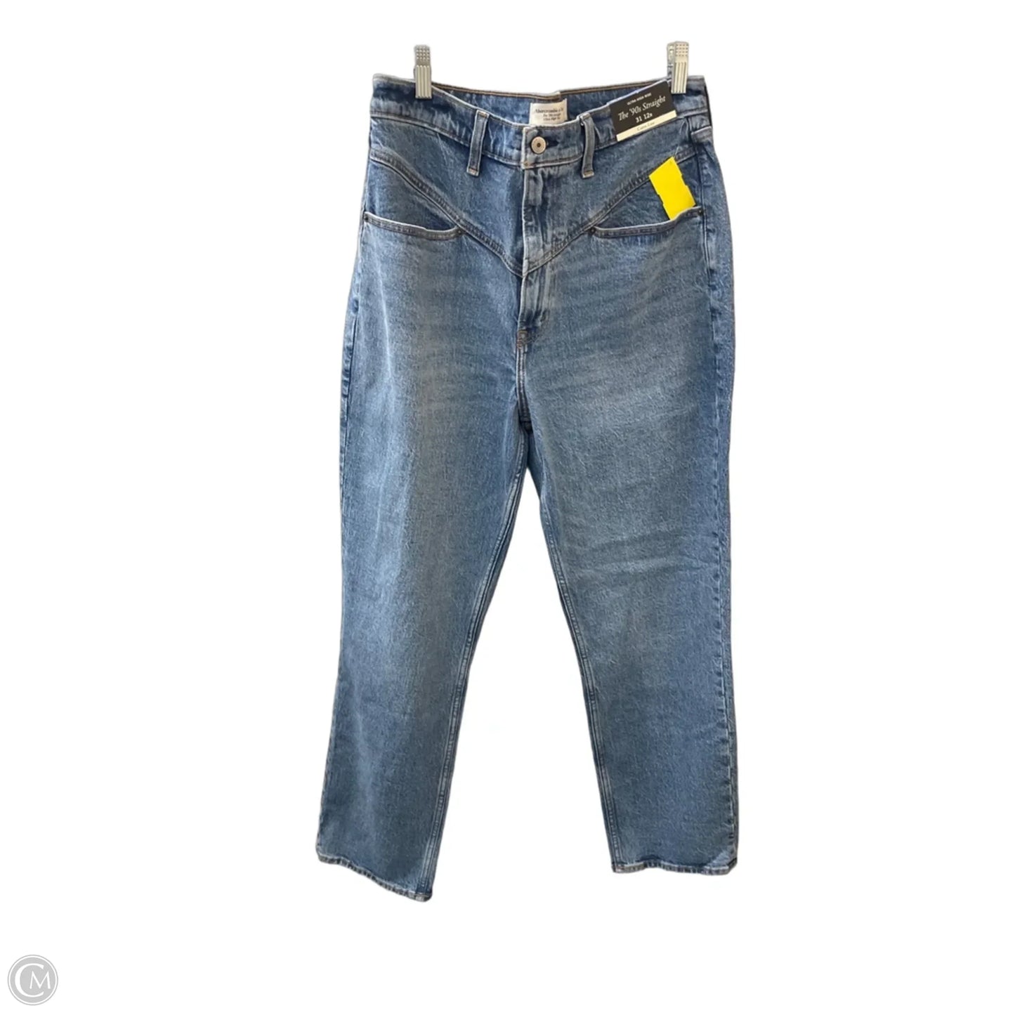 Jeans Straight By Abercrombie And Fitch In Blue, Size: 4