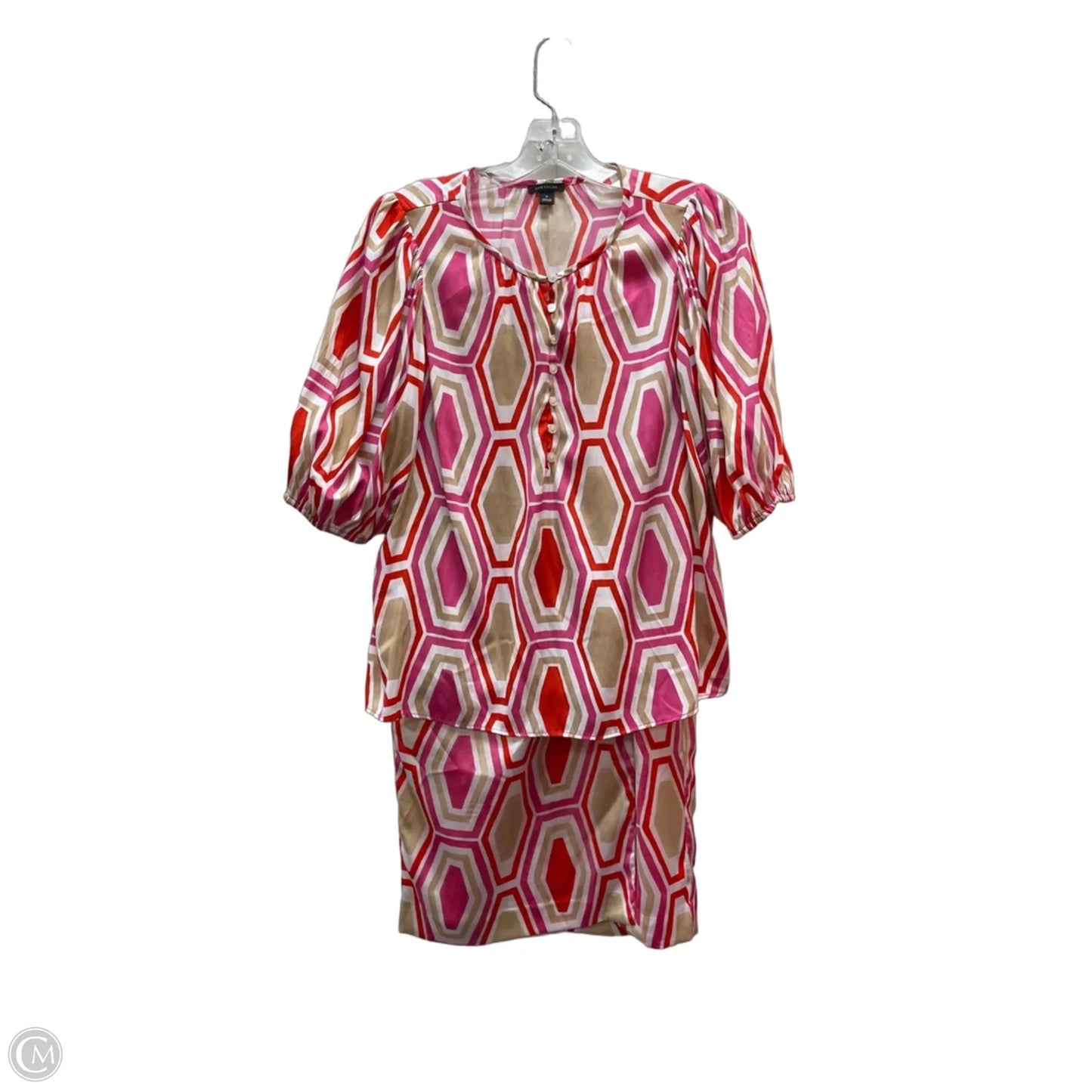 Skirt Set 2pc By Ann Taylor In Pink, Size: 6