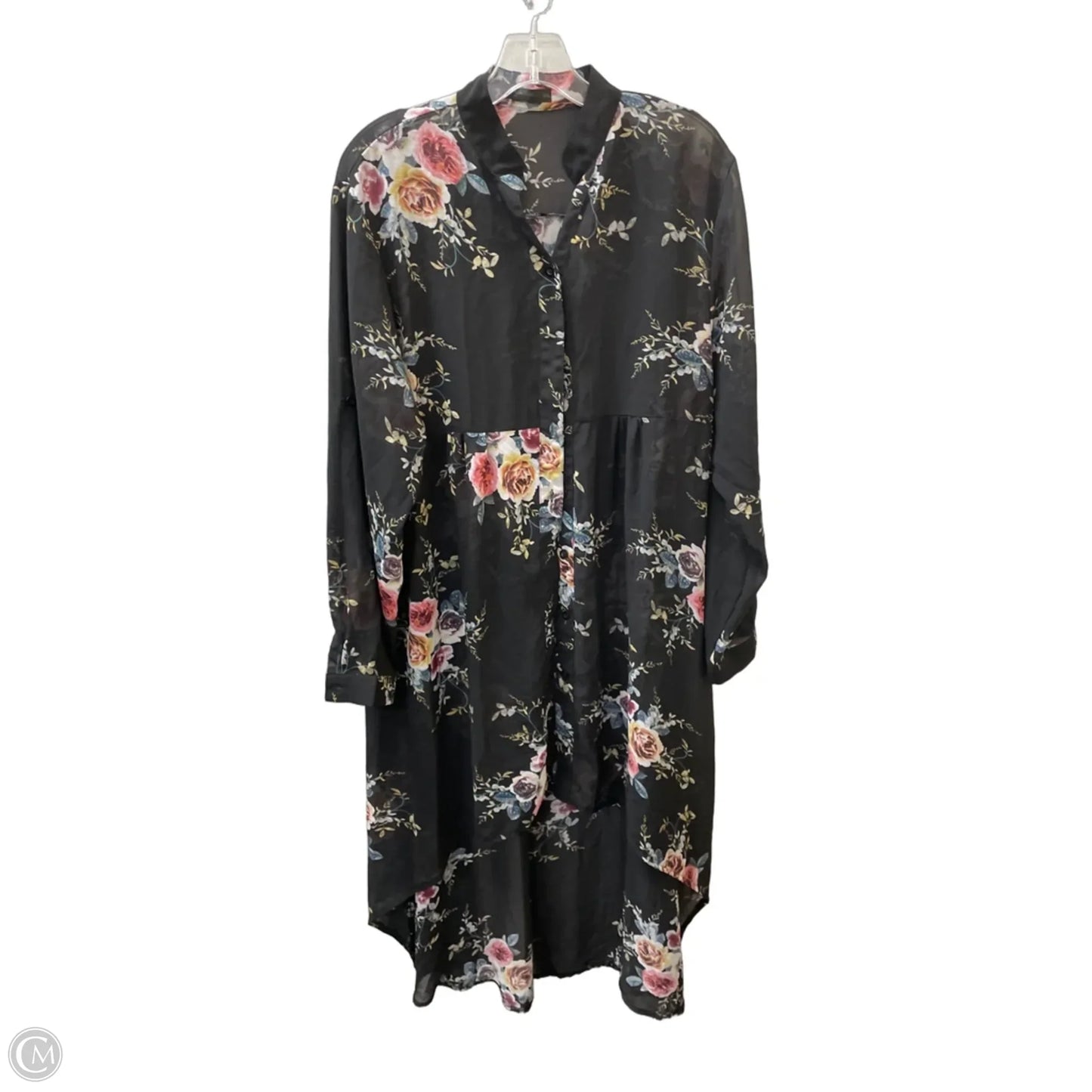 Dress Casual Midi By Cmb In Black, Size: 1x