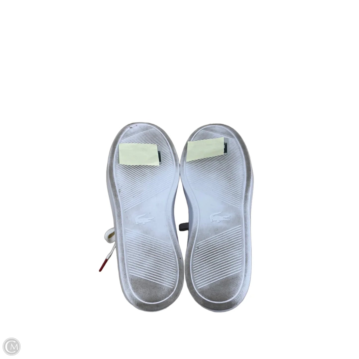 Shoes Athletic By Lacoste In White, Size: 8