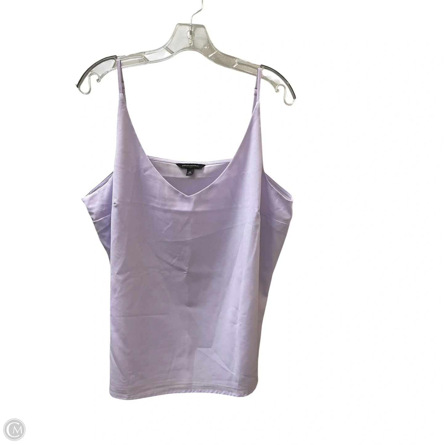 Blouse Sleeveless By Banana Republic In Purple, Size: Xl