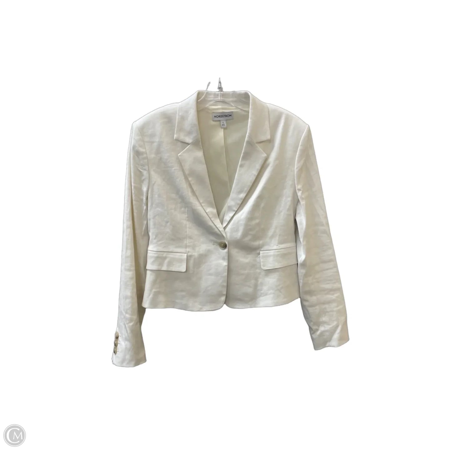 Blazer By Nordstrom In Cream, Size: L