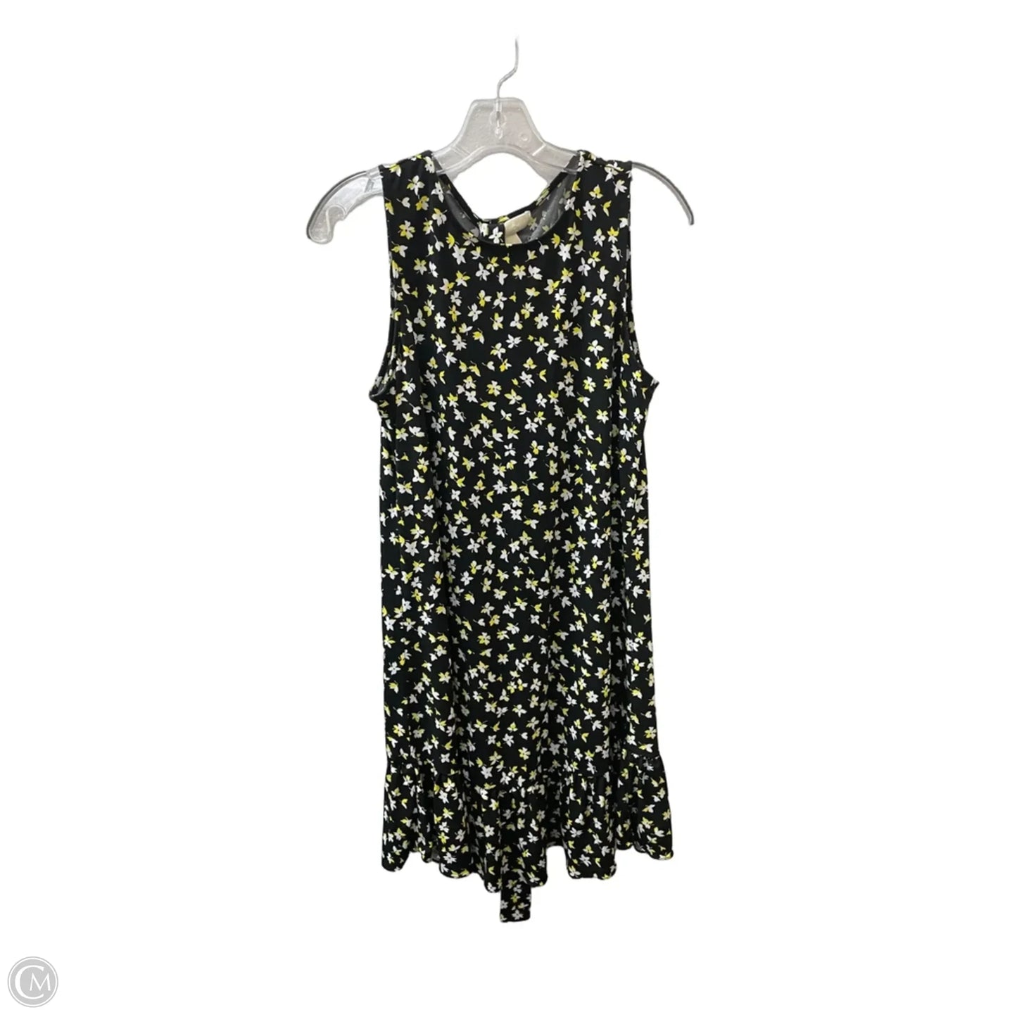 Dress Casual Short By Michael By Michael Kors In Black & Yellow, Size: M