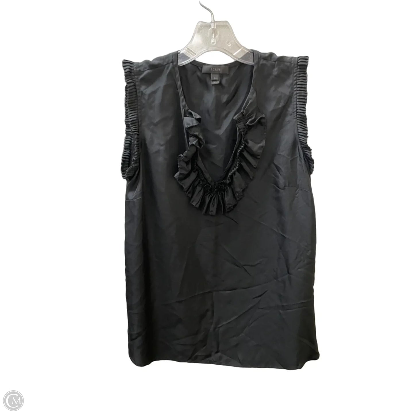 Blouse Sleeveless By J. Crew In Black, Size: Xs