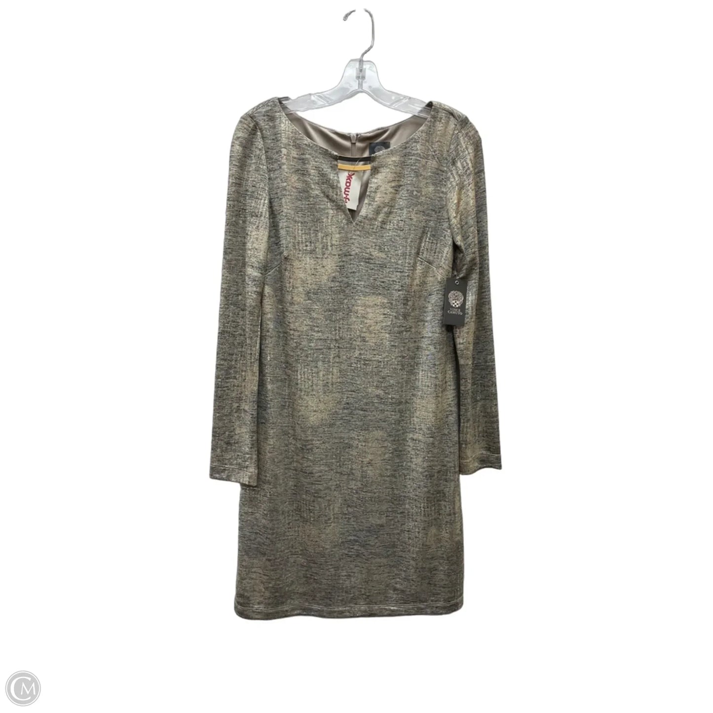 Dress Party Midi By Vince Camuto In Gold, Size: S