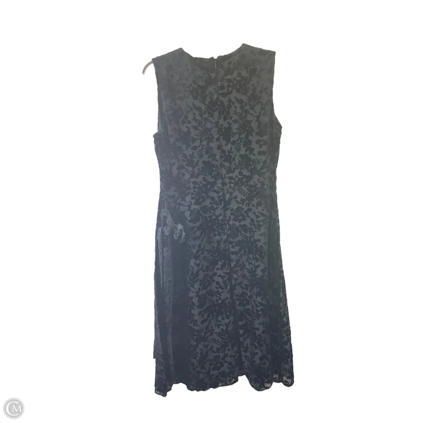 Dress Party Midi By Lauren By Ralph Lauren In Black, Size: 10