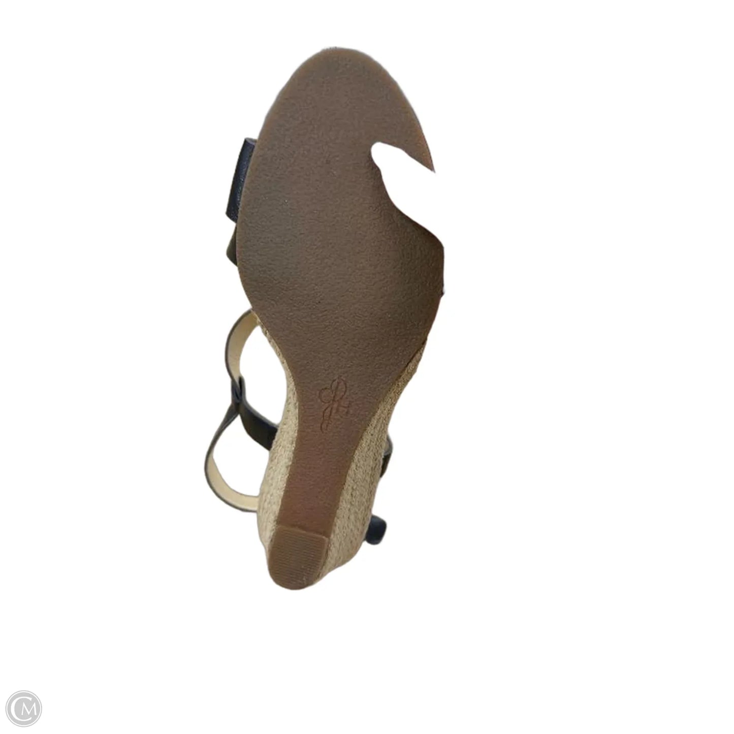Sandals Heels Wedge By Cole-haan In Black, Size: 7.5