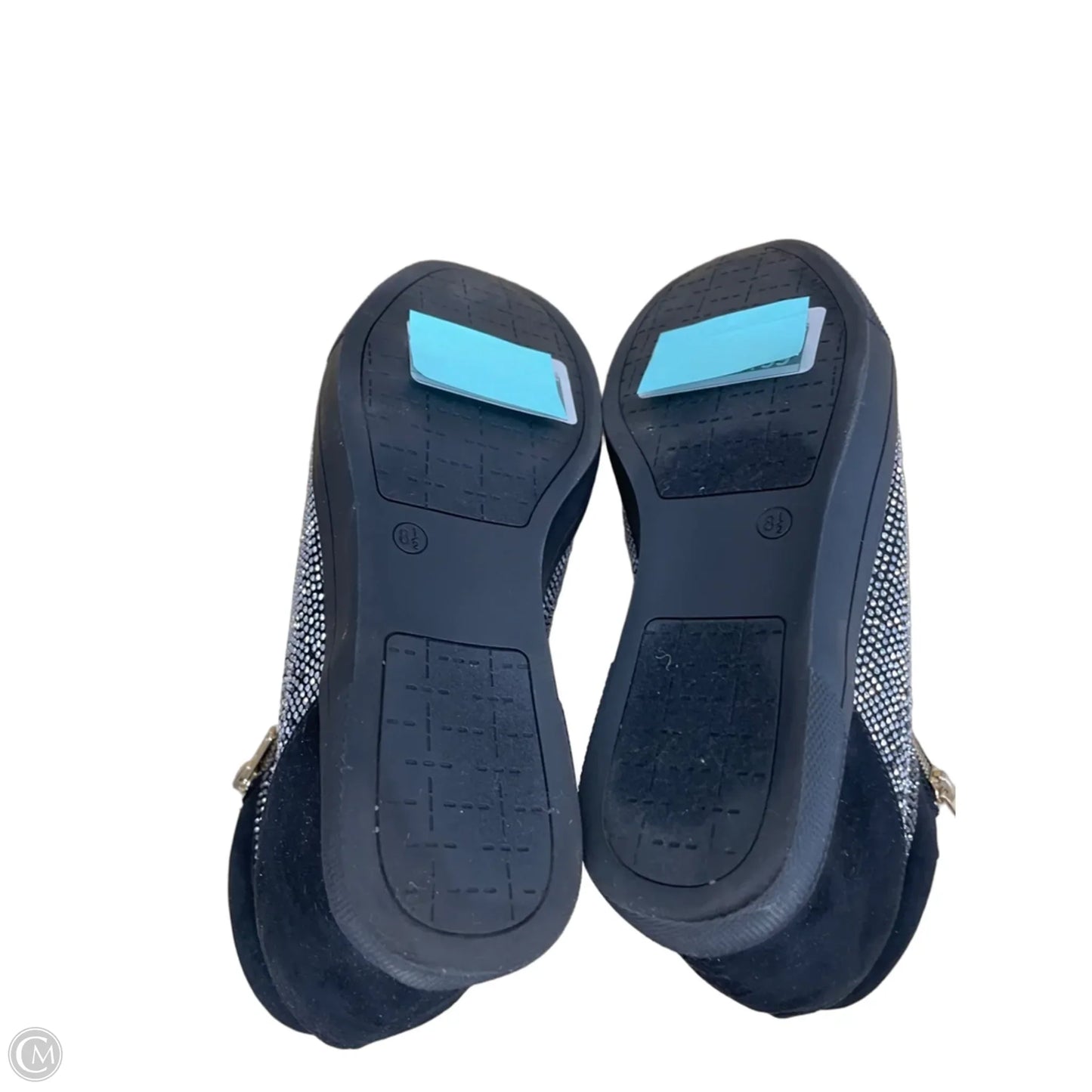 Shoes Heels Platform By Inc In Black & Silver, Size: 8.5