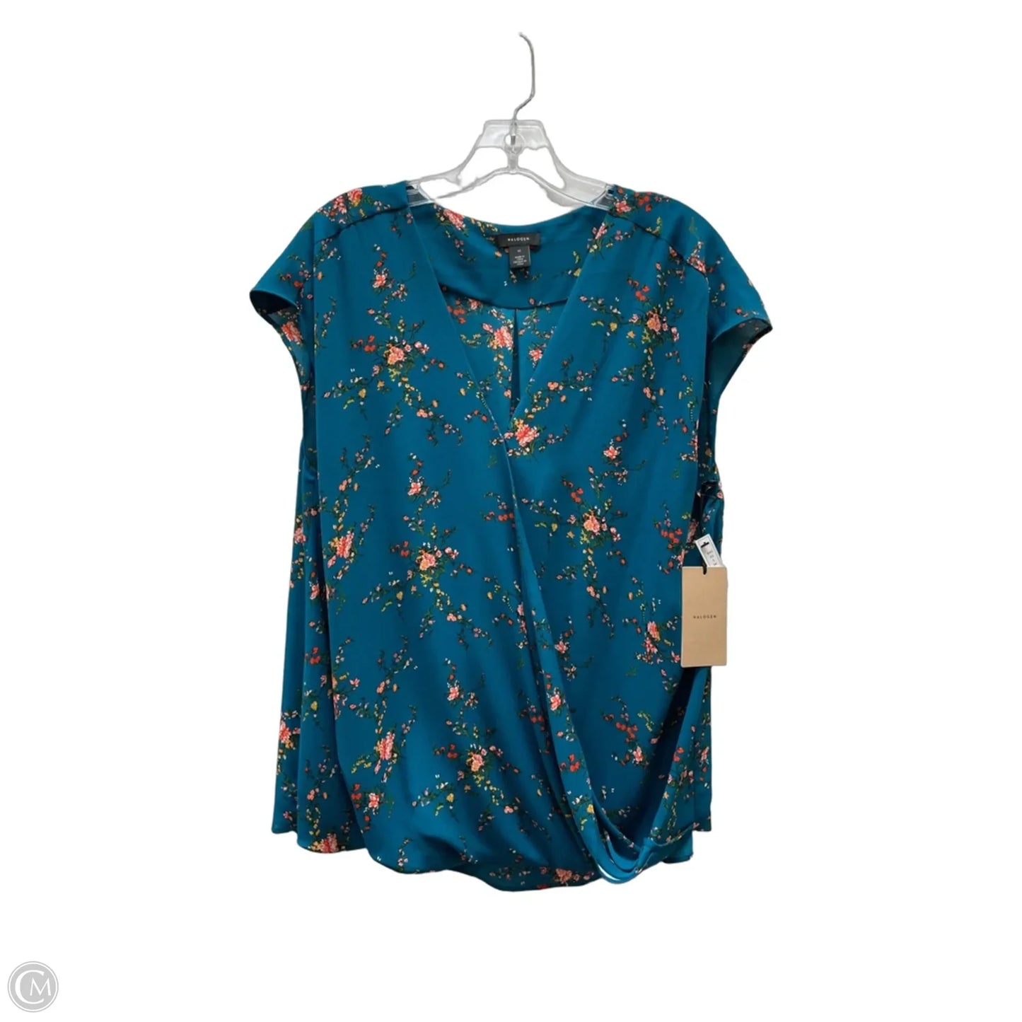 Blouse Sleeveless By Halogen In Floral Print, Size: Xl