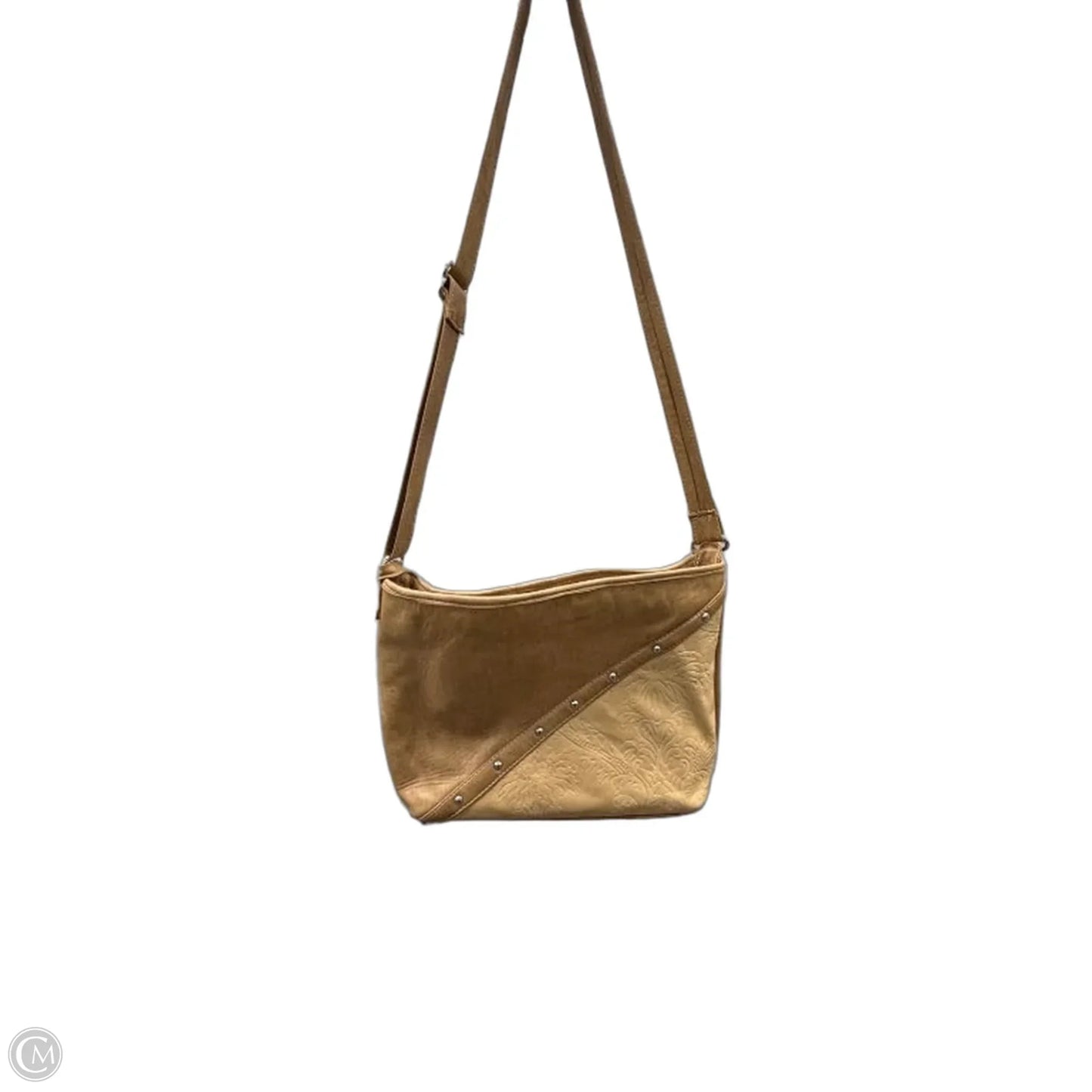 Crossbody Leather By Cme, Size: Large